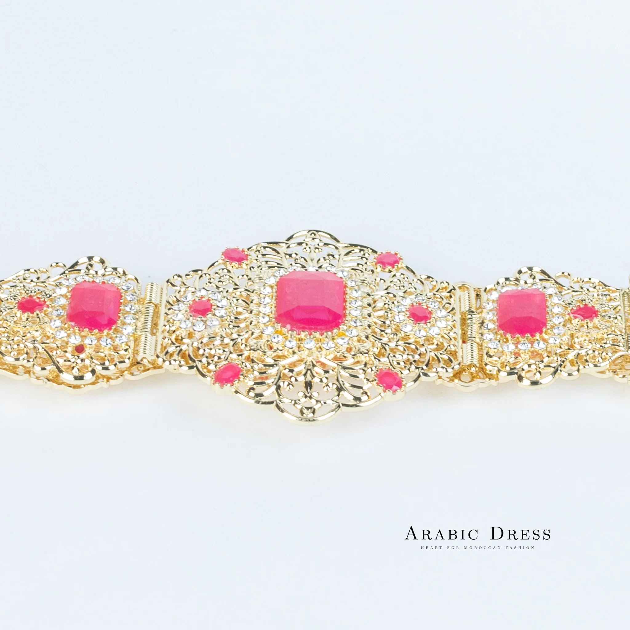 Bora Gold/Fuchsia Belt - Image 3