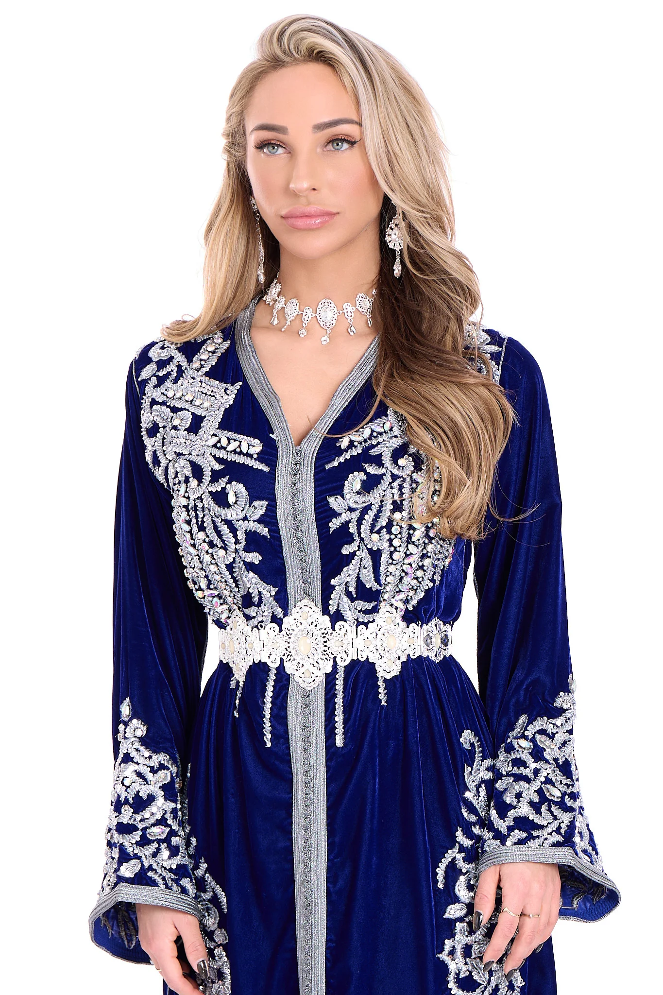 Caftan Abeer  Royalblue - Image 2