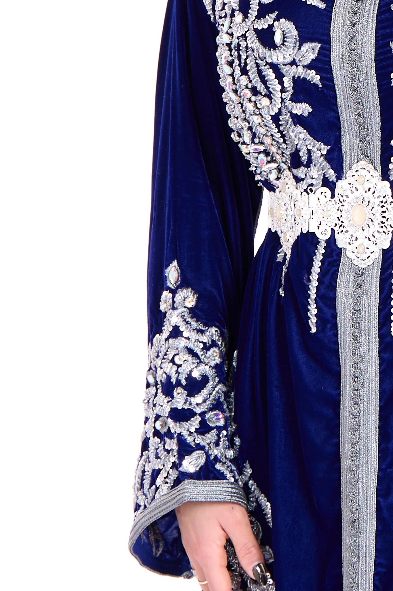 Caftan Abeer  Royalblue - Image 4