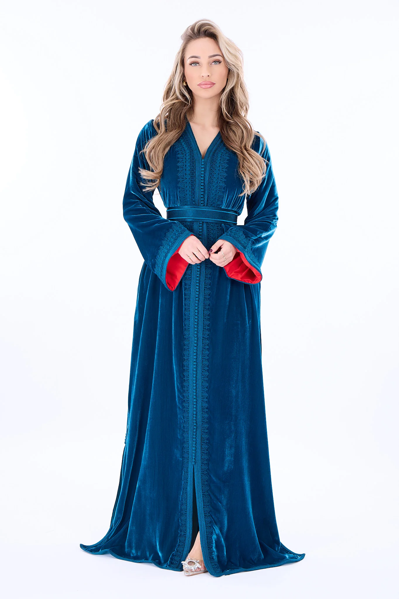 Caftan Amani Blue Petrol - Image 3