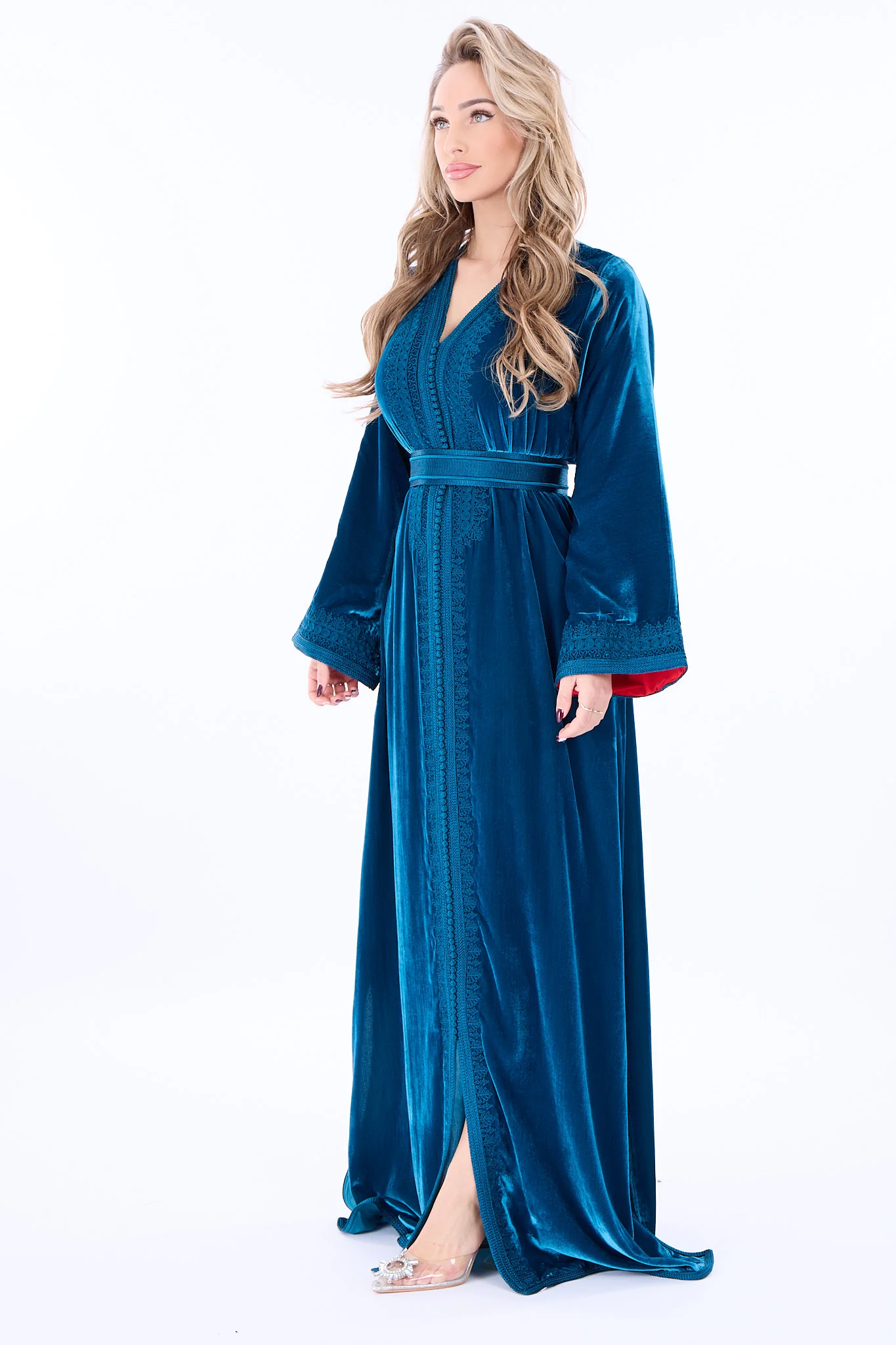 Caftan Amani Blue Petrol - Image 6
