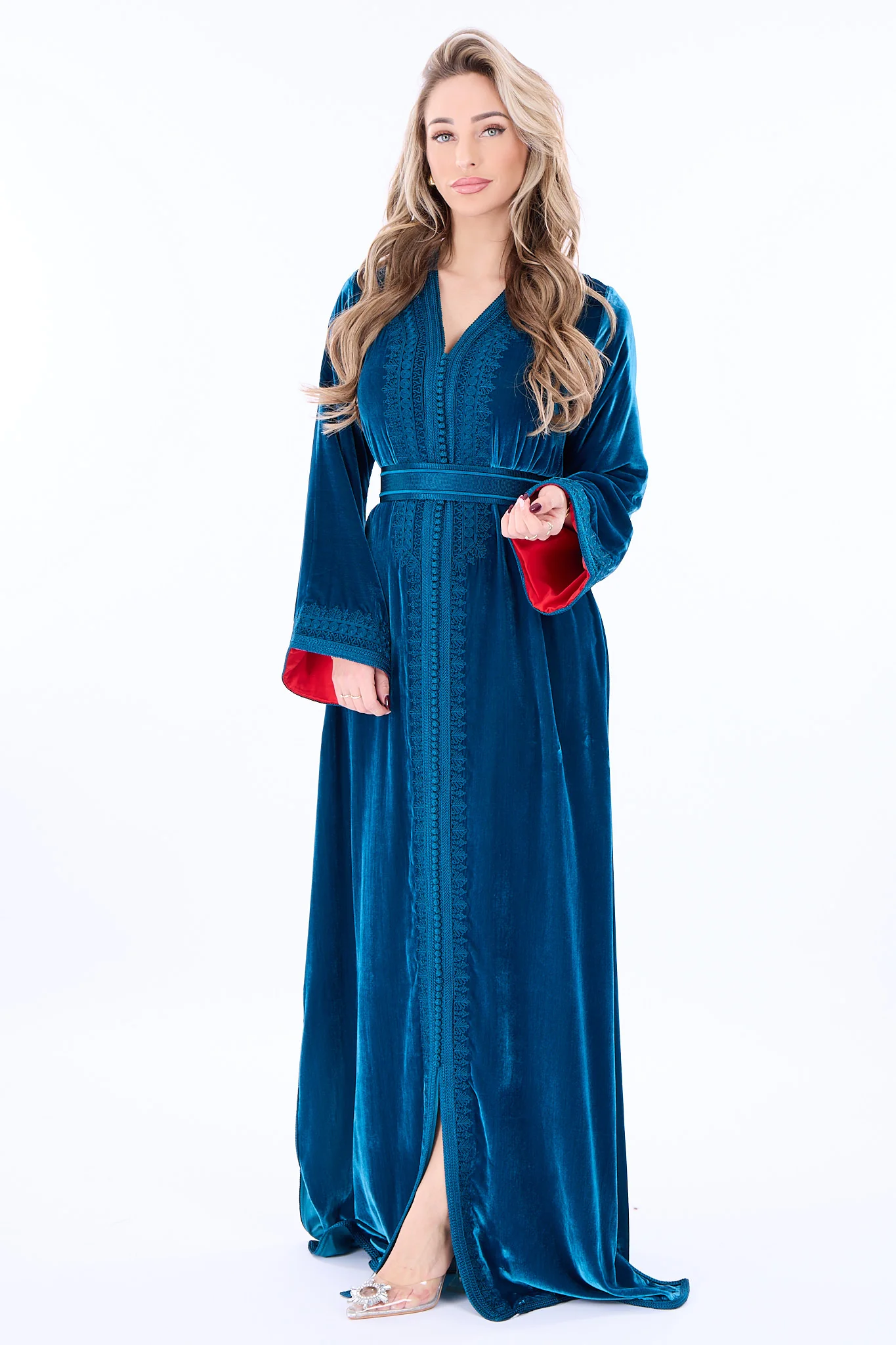 Caftan Amani Blue Petrol - Image 7