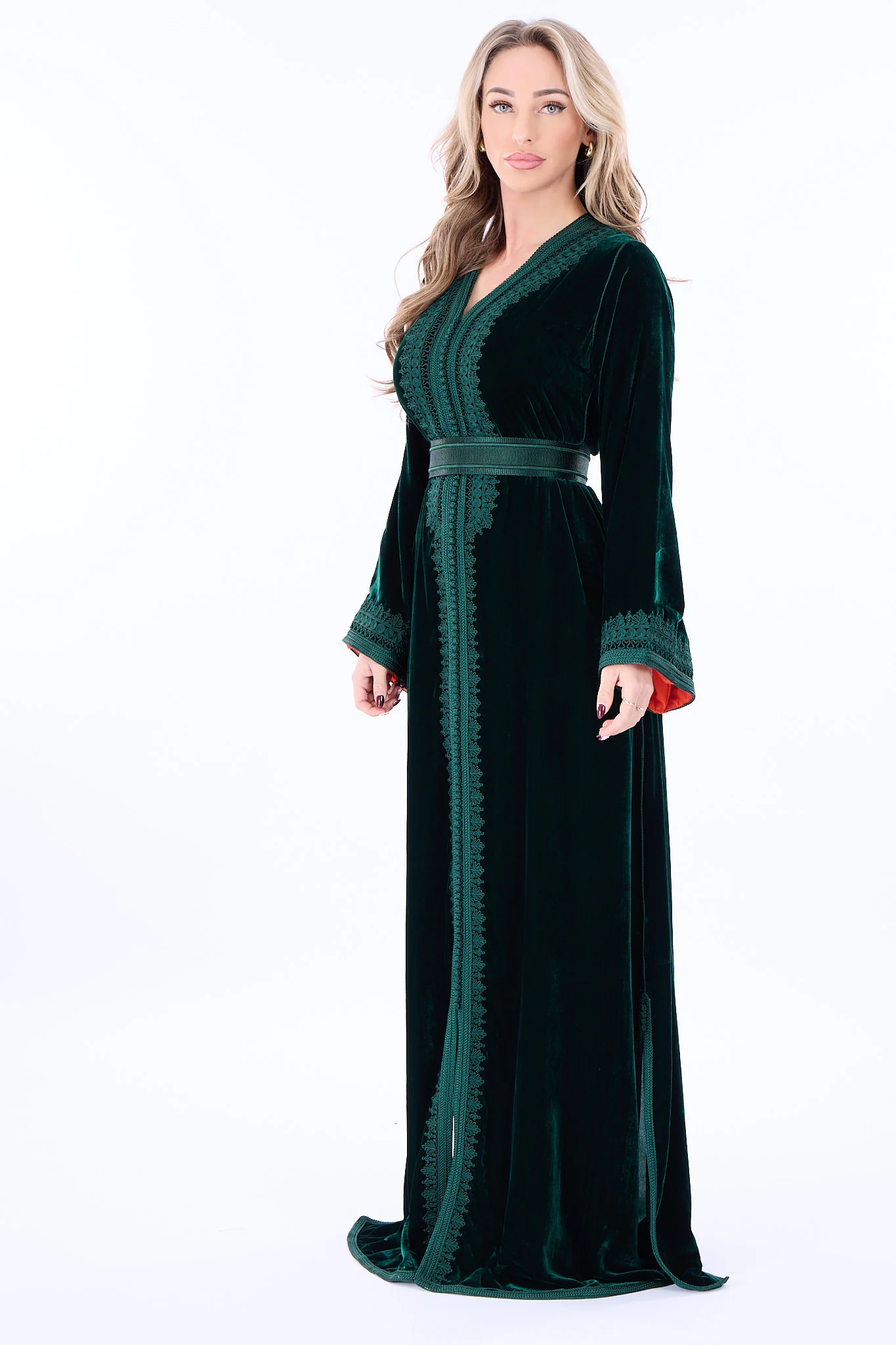 Caftan Amani Darkgreen - Image 3