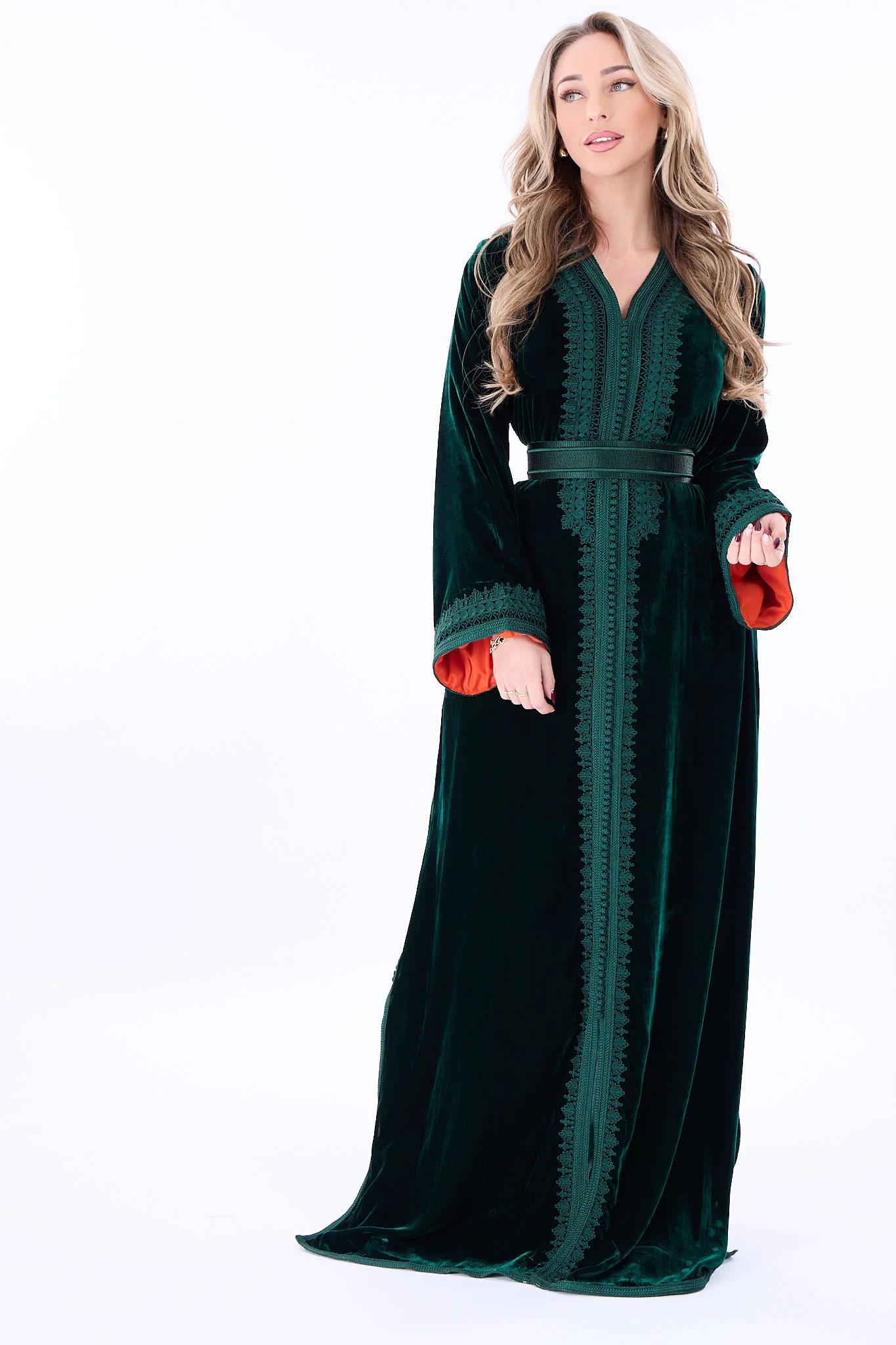 Caftan Amani Darkgreen - Image 4