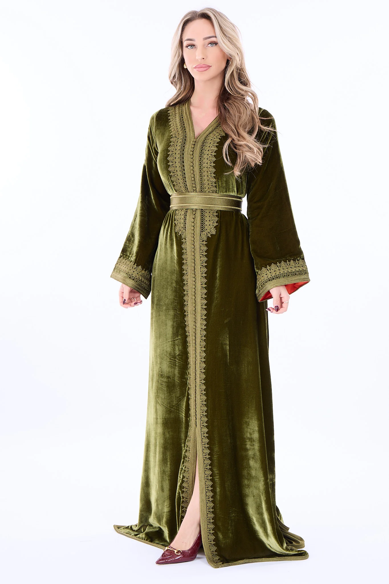 Caftan Amani Olivegreen - Image 5