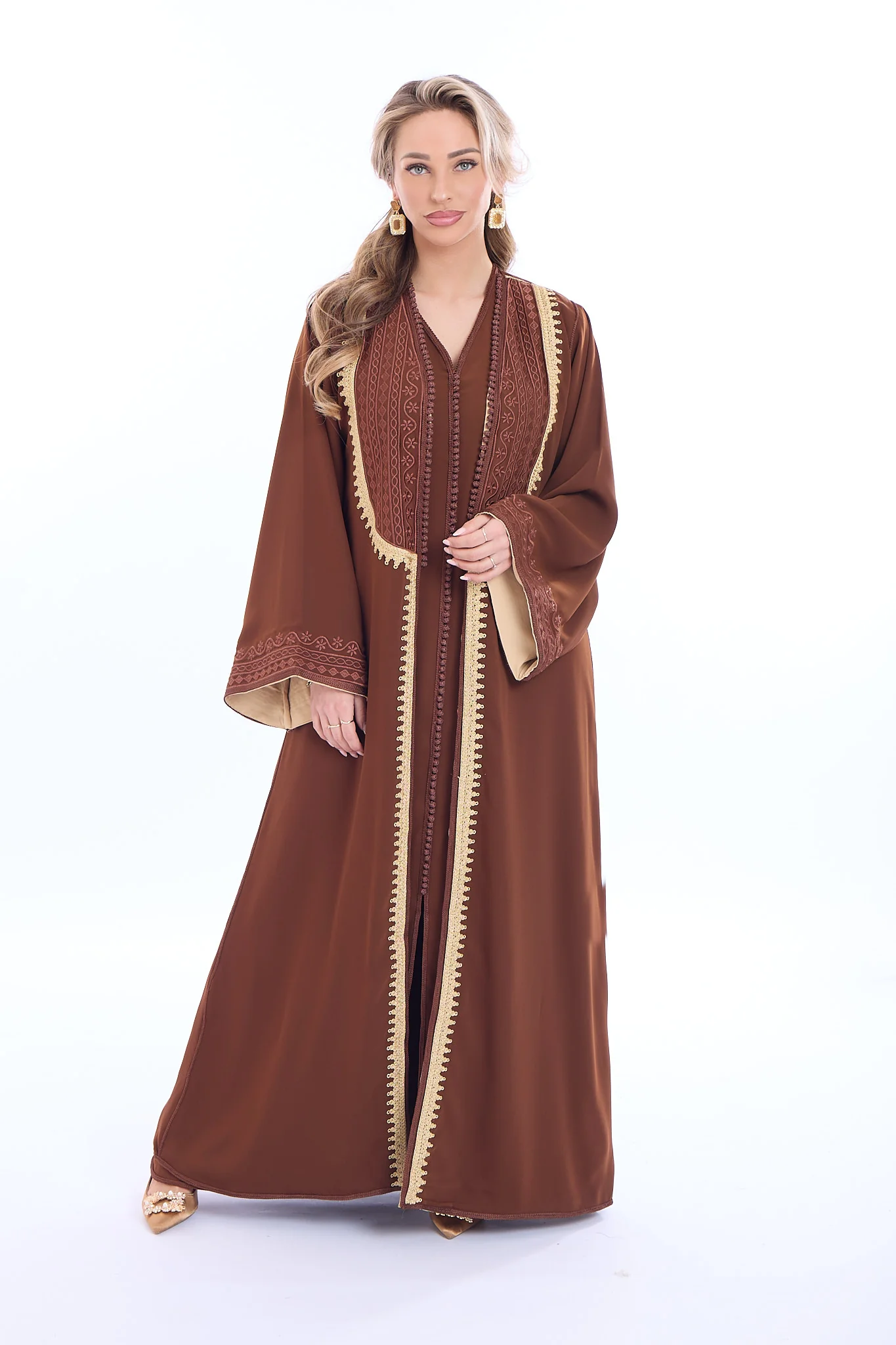 Caftan Asmahan Brown - Image 2