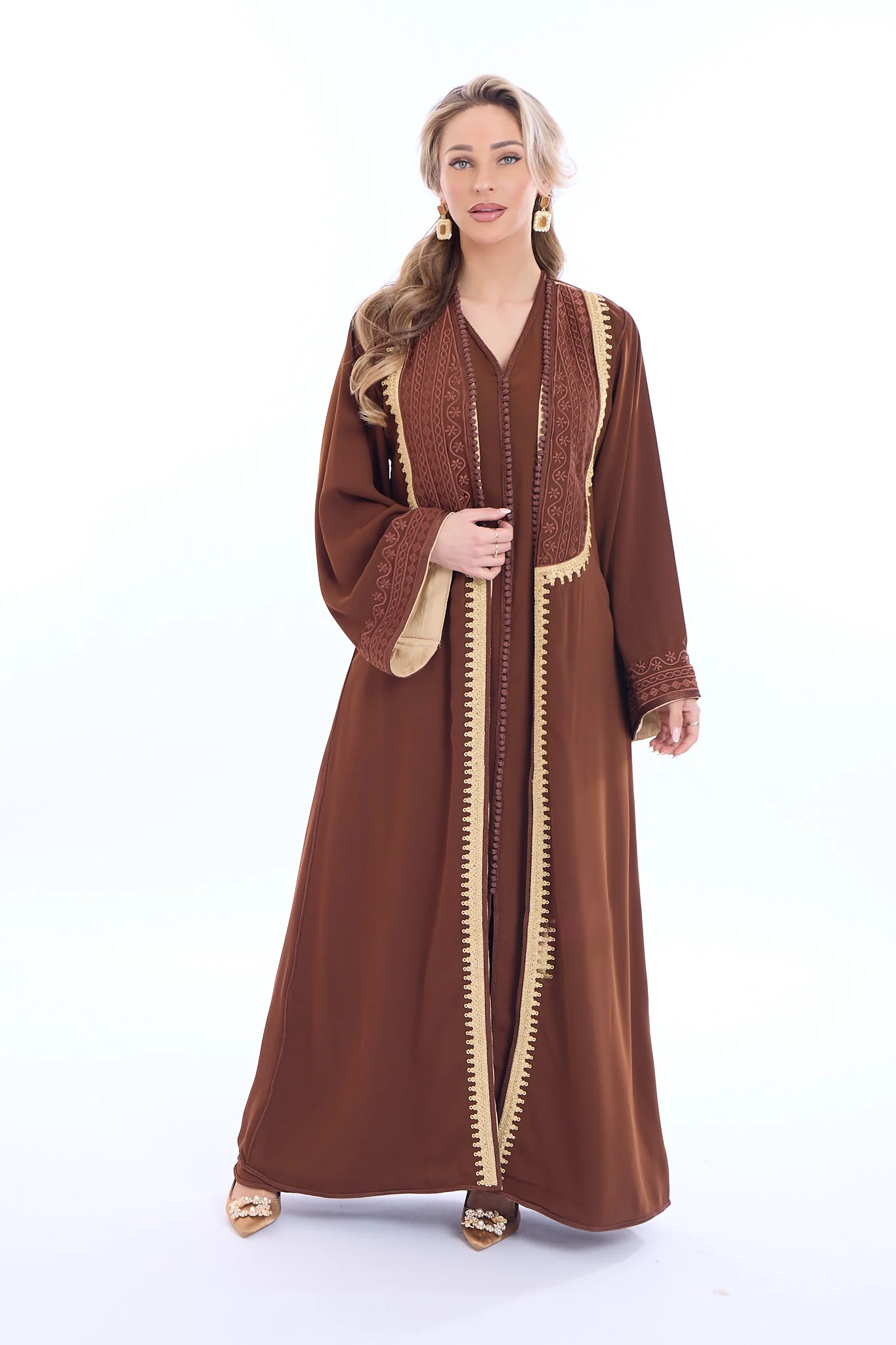 Caftan Asmahan Brown - Image 4