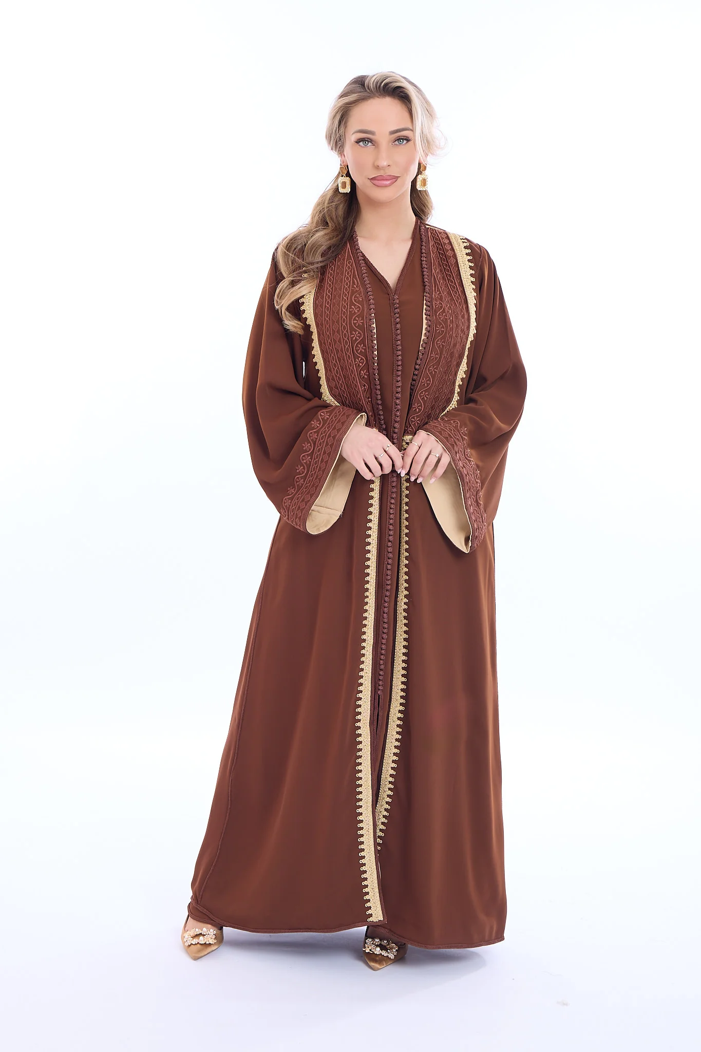 Caftan Asmahan Brown - Image 5