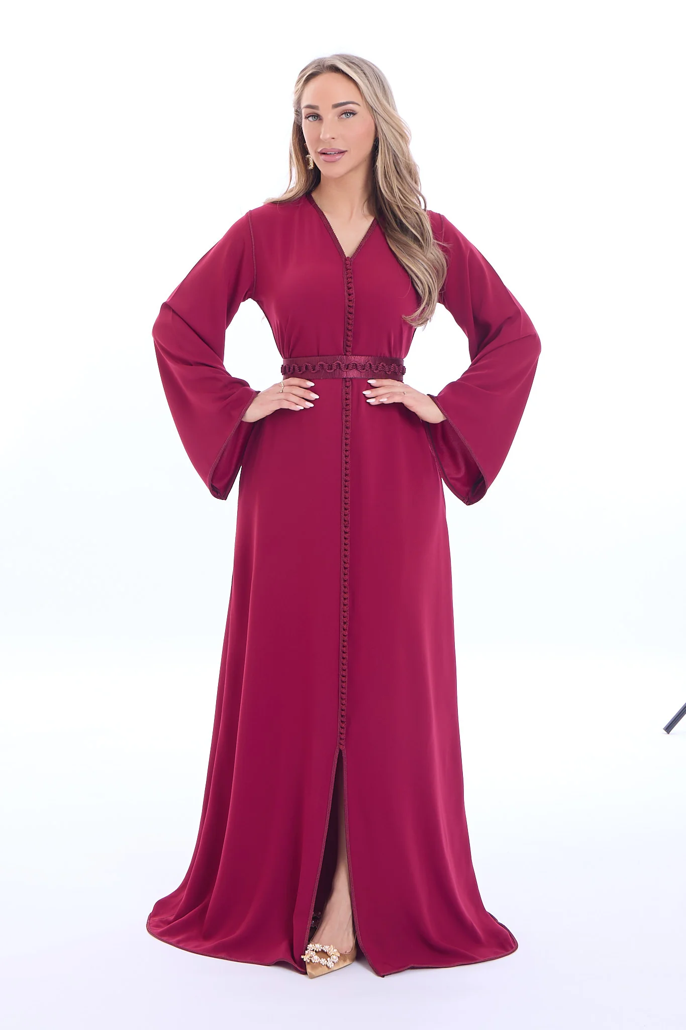 Caftan Aya Bordeaux - Image 2