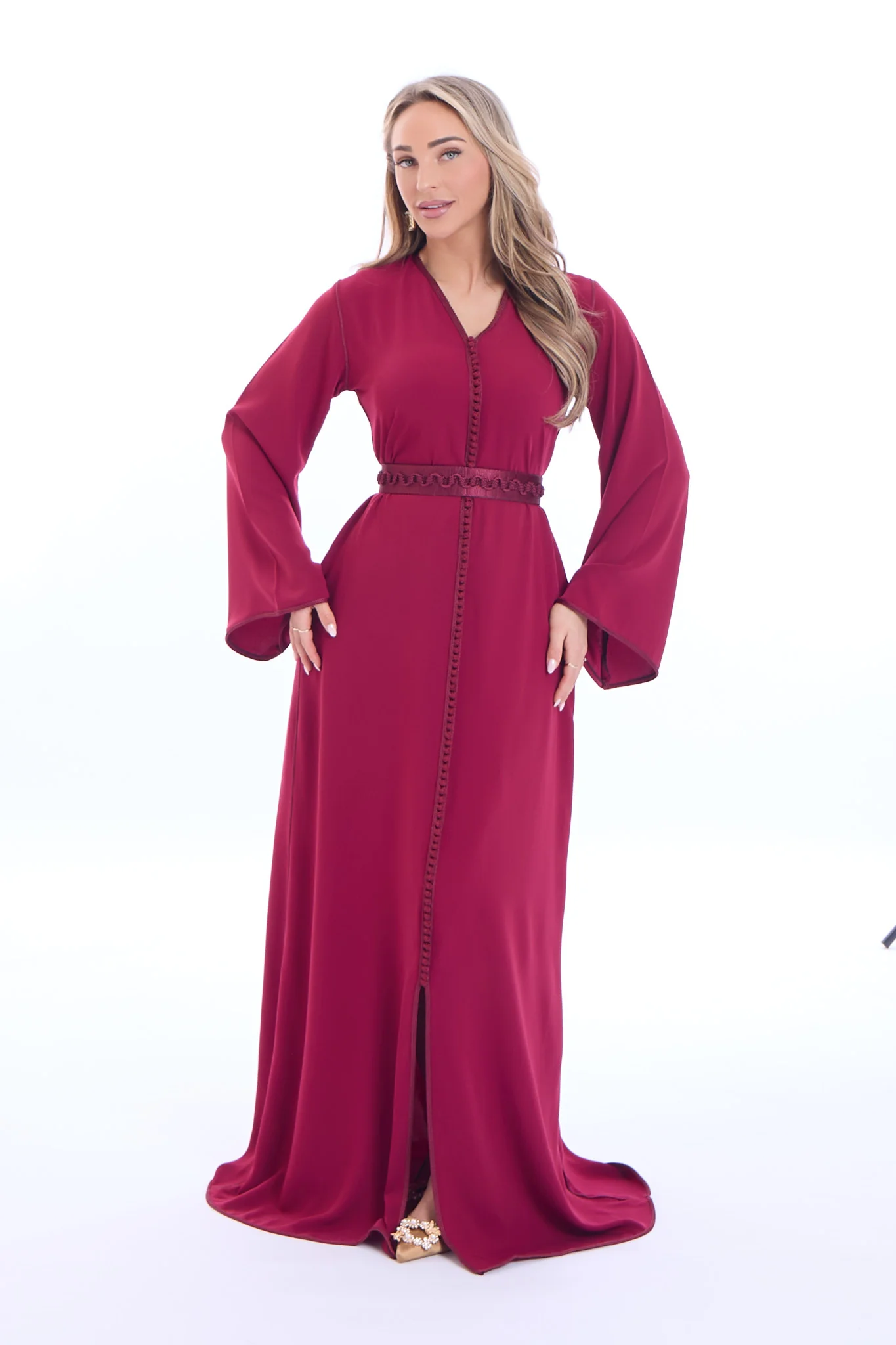 Caftan Aya Bordeaux - Image 5
