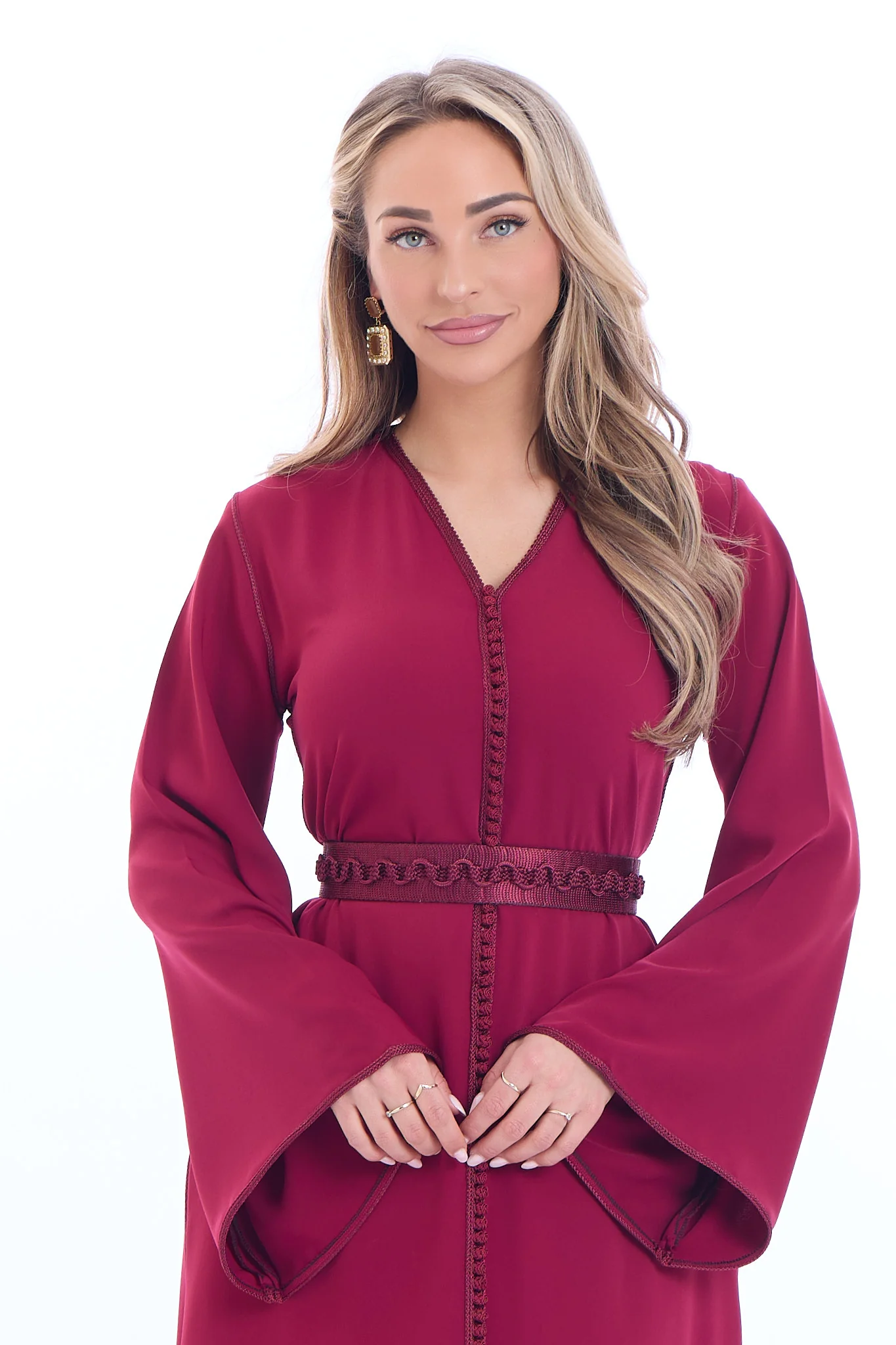 Caftan Aya Bordeaux - Image 9