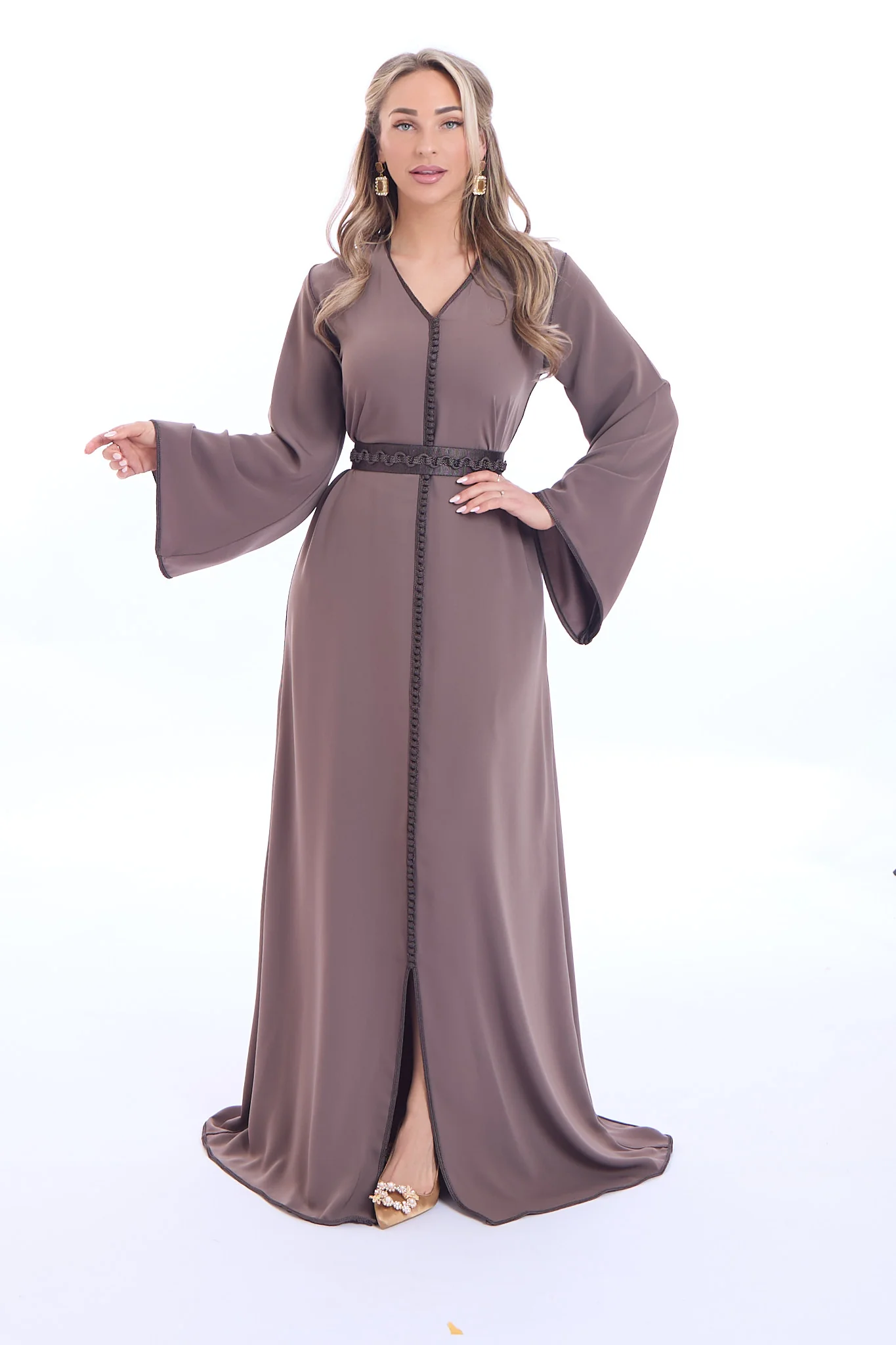 Caftan Aya Brown - Image 3