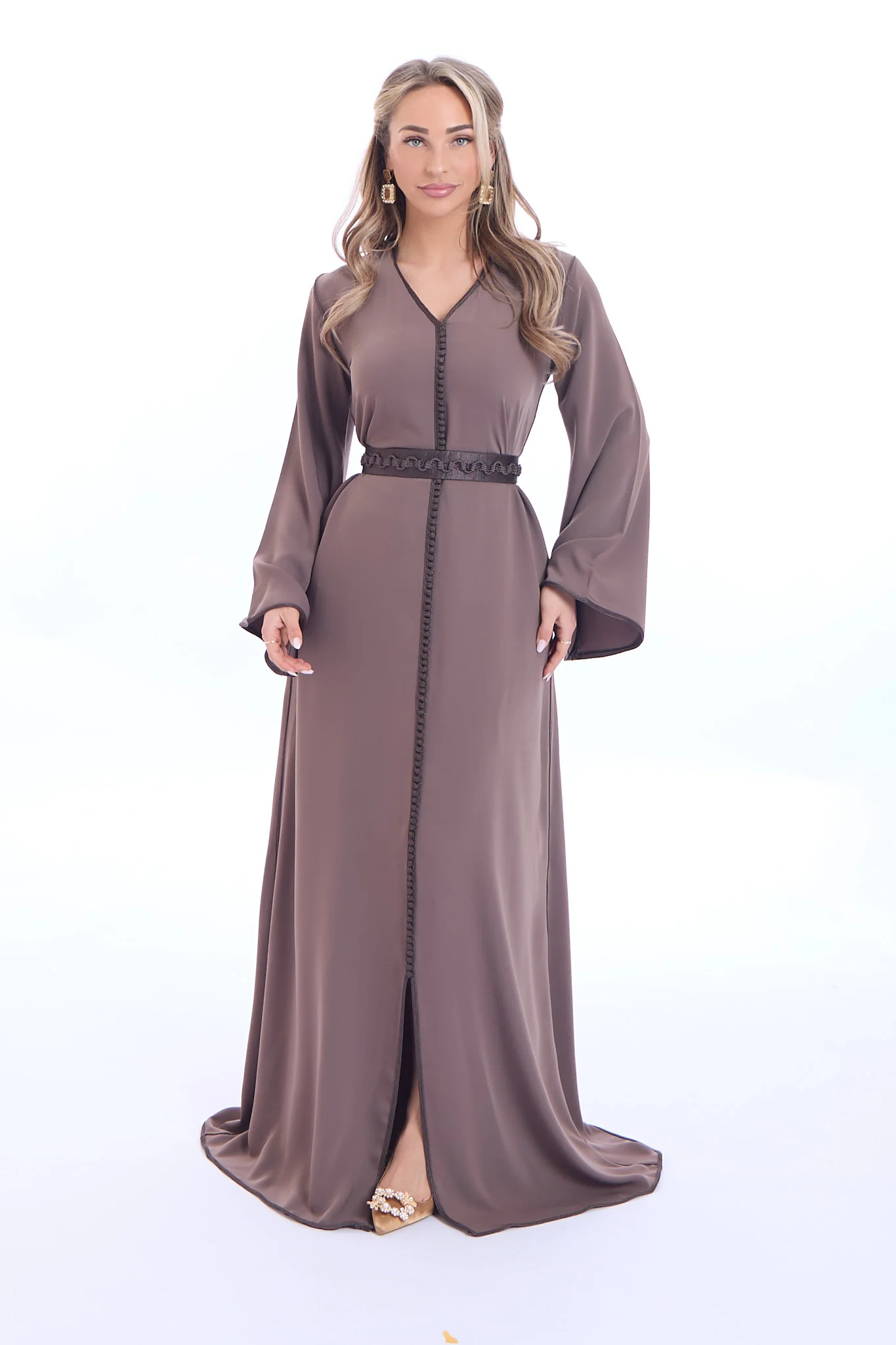 Caftan Aya Brown - Image 4