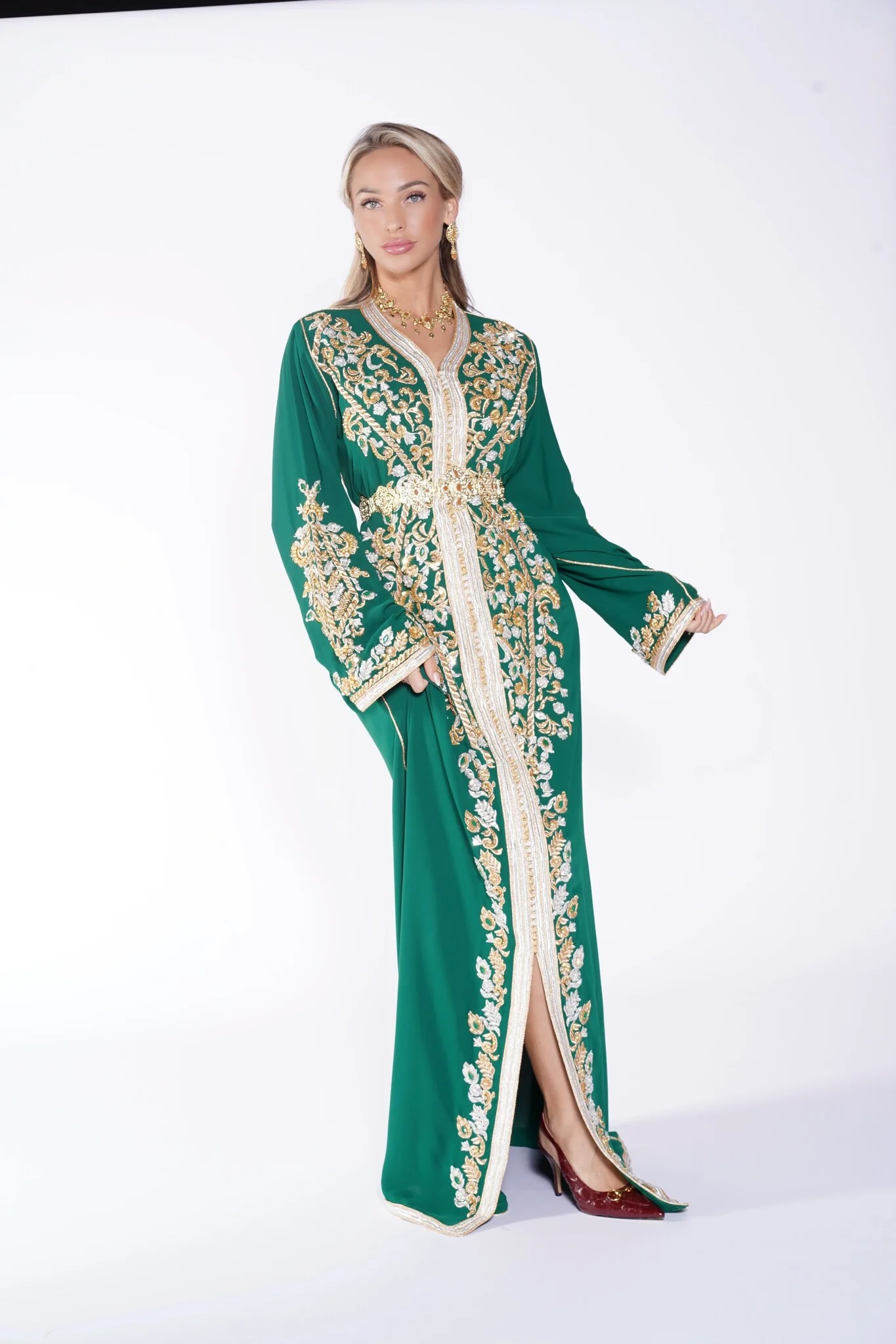 Caftan Ayanna Darkgreen - Image 4