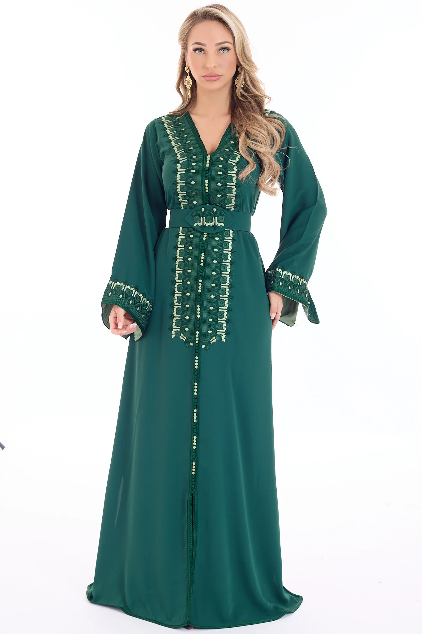 Caftan Batoul Darkgreen - Image 2