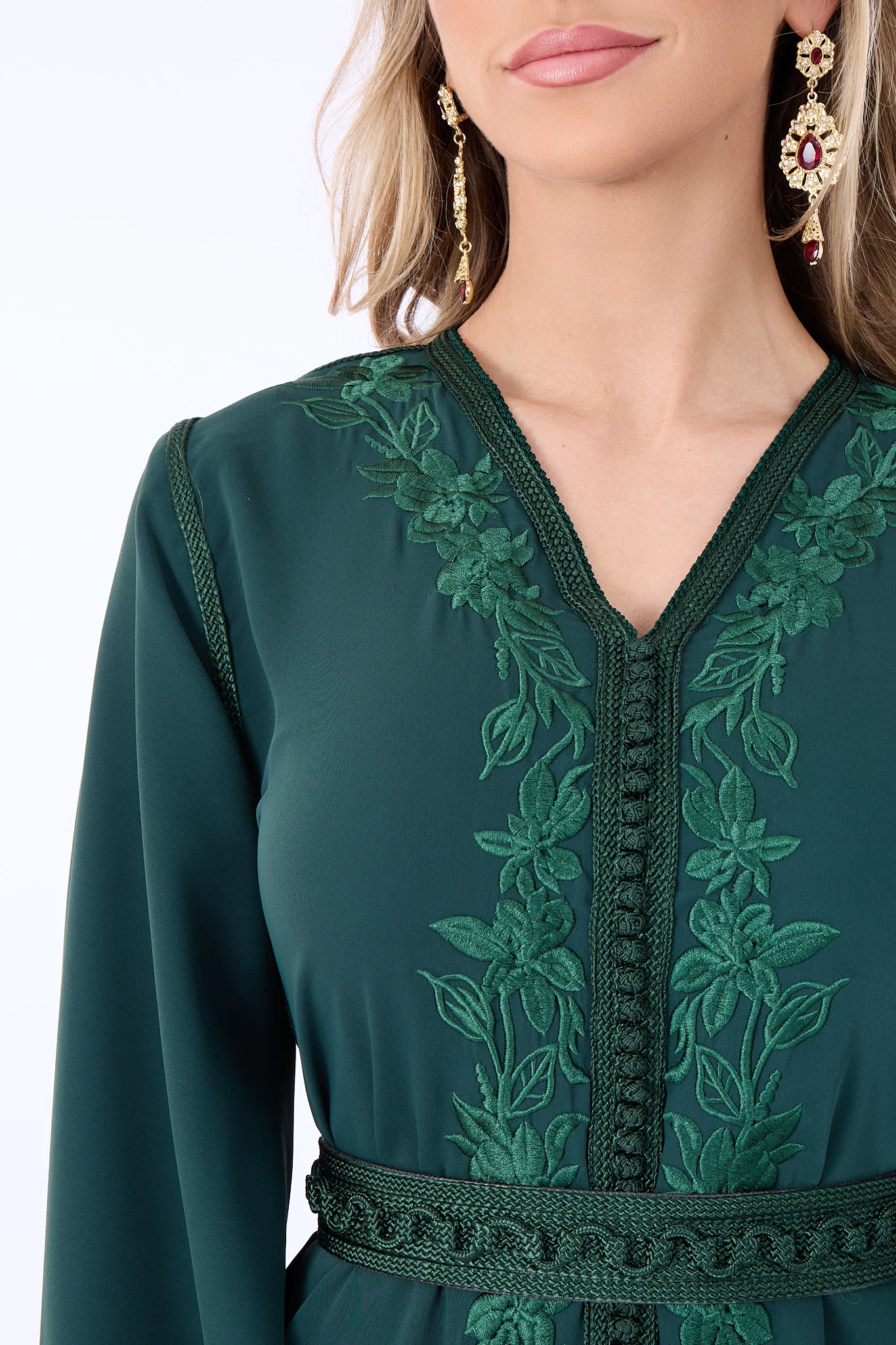 Caftan Chadia Darkgreen - Image 4