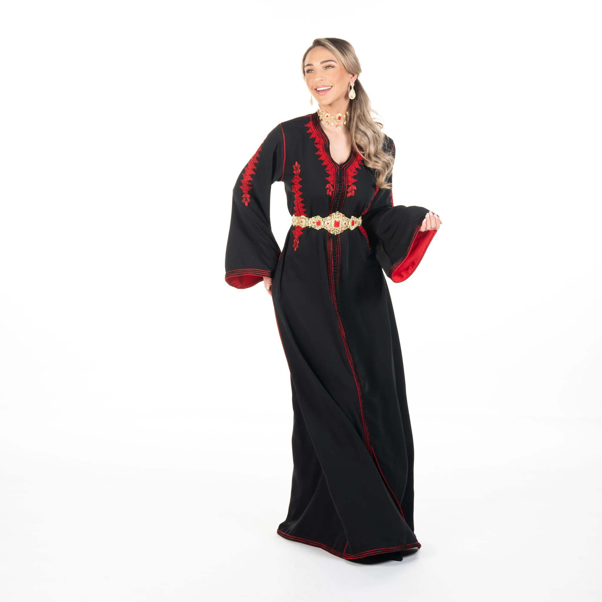 Caftan Chaimae Black - Image 3
