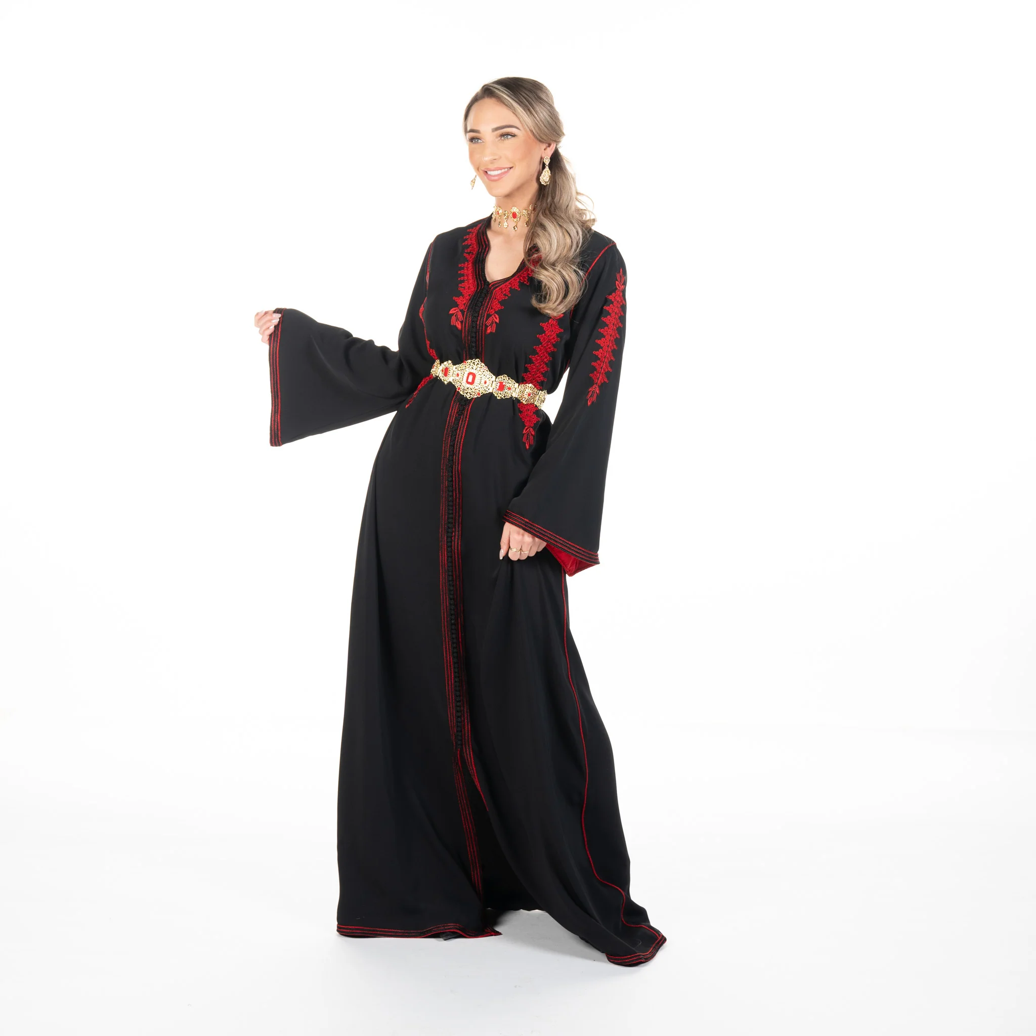 Caftan Chaimae Black - Image 4