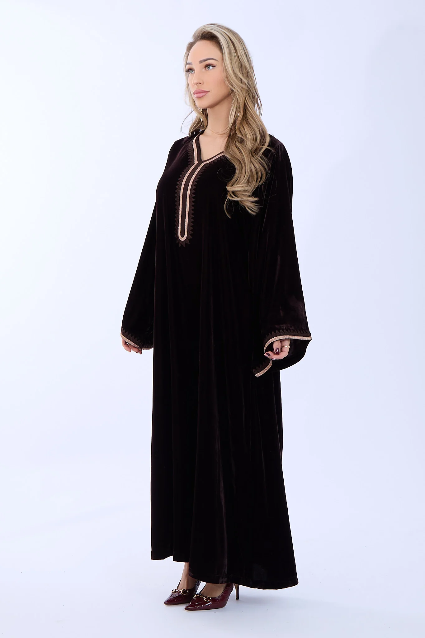 Caftan Dania Brown - Image 3