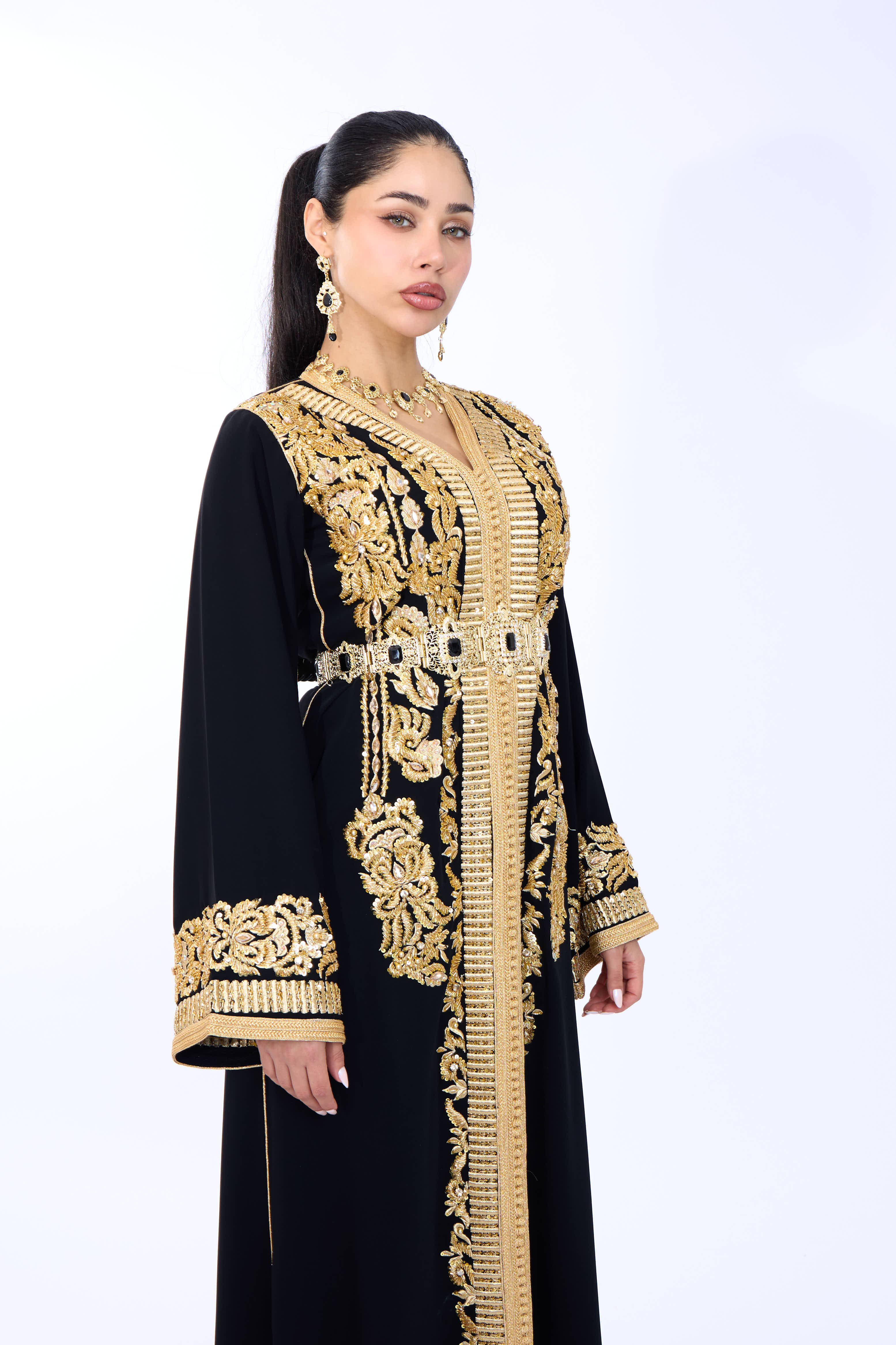 Caftan Diyana Black - Image 2