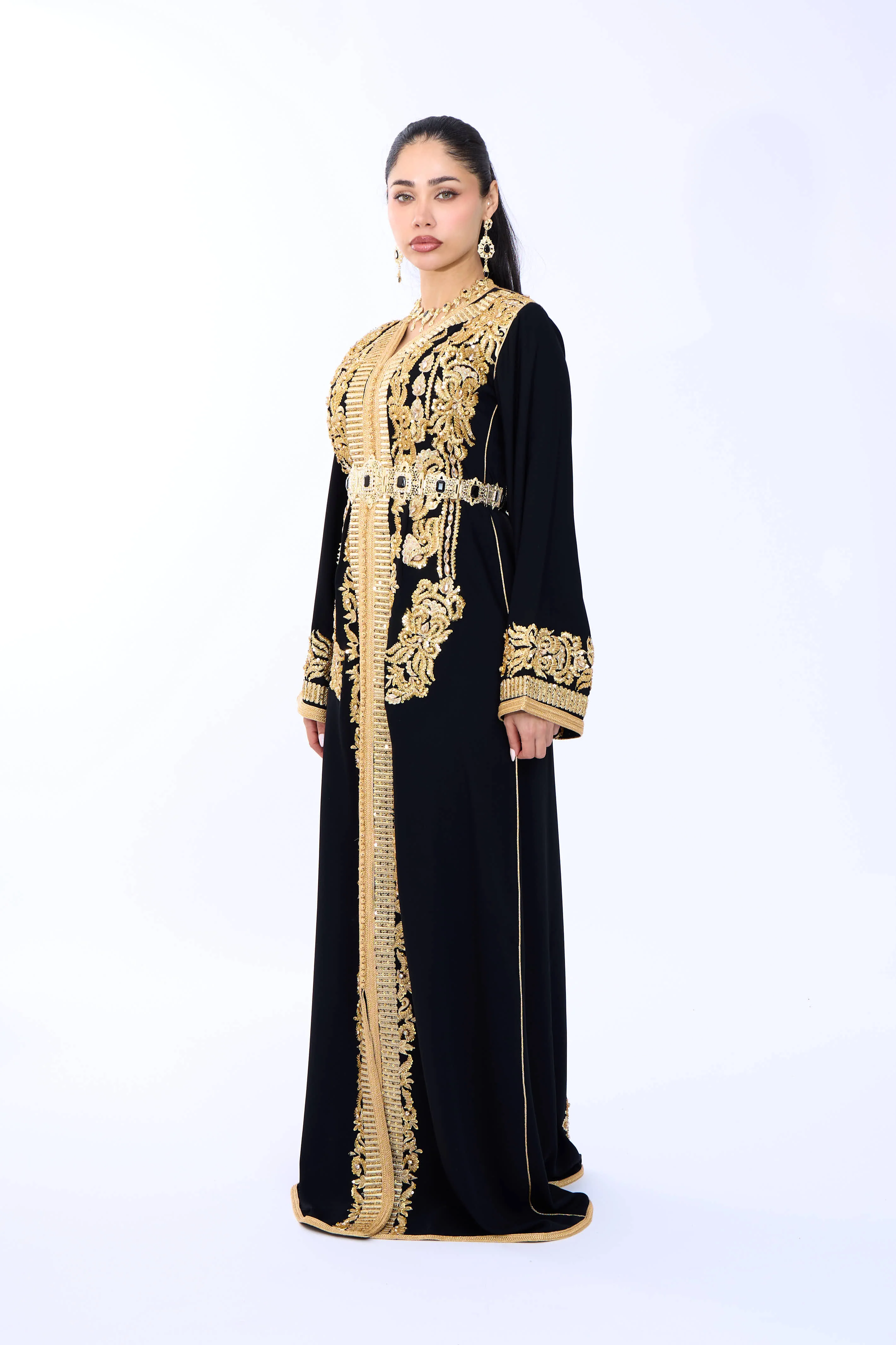 Caftan Diyana Black - Image 3