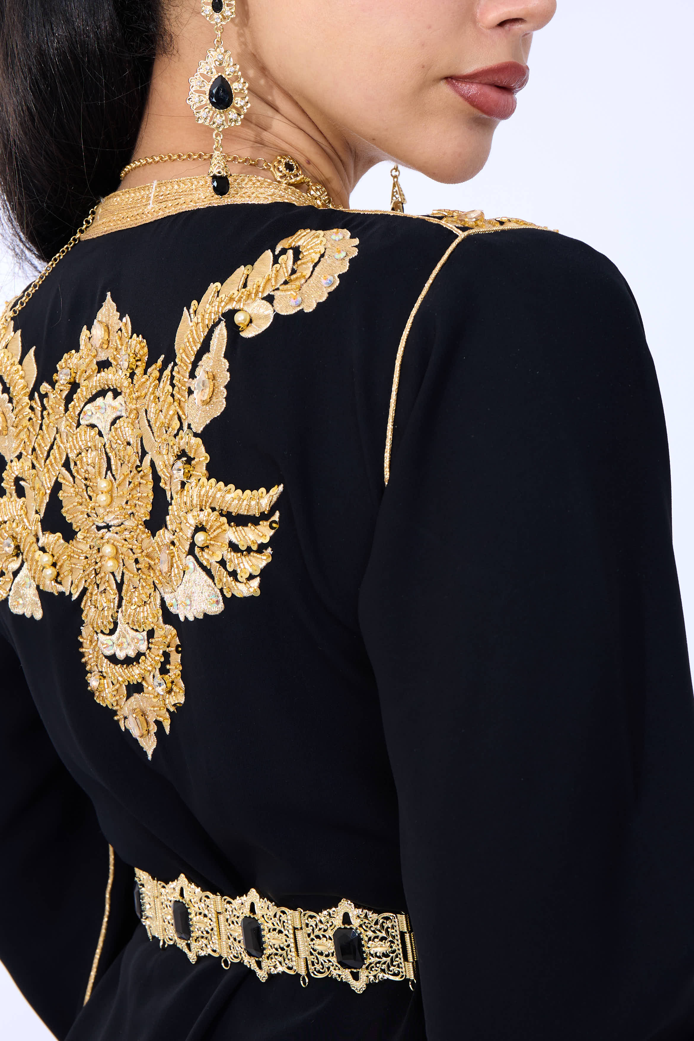 Caftan Diyana Black - Image 6
