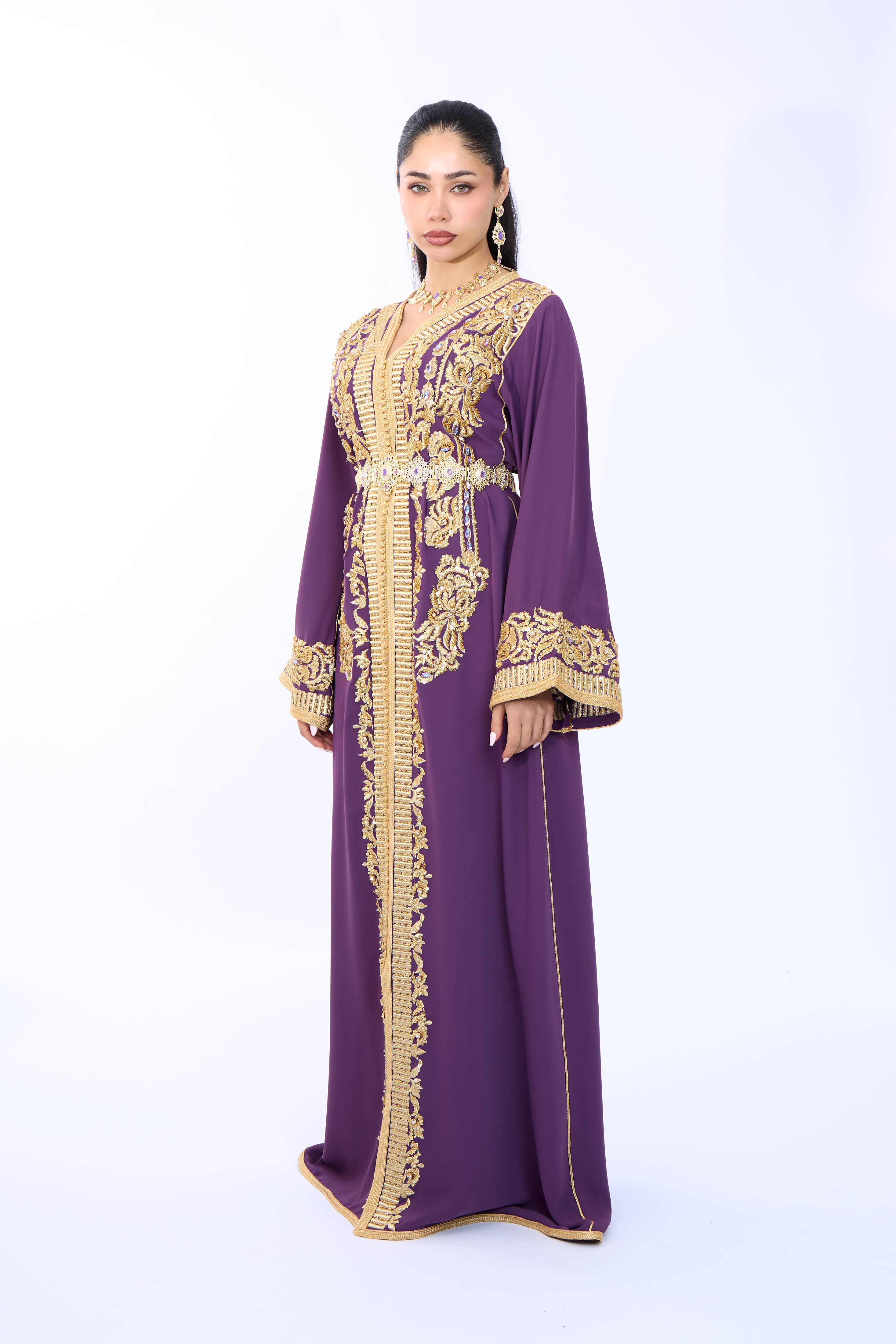 Caftan Diyana Purple - Image 3