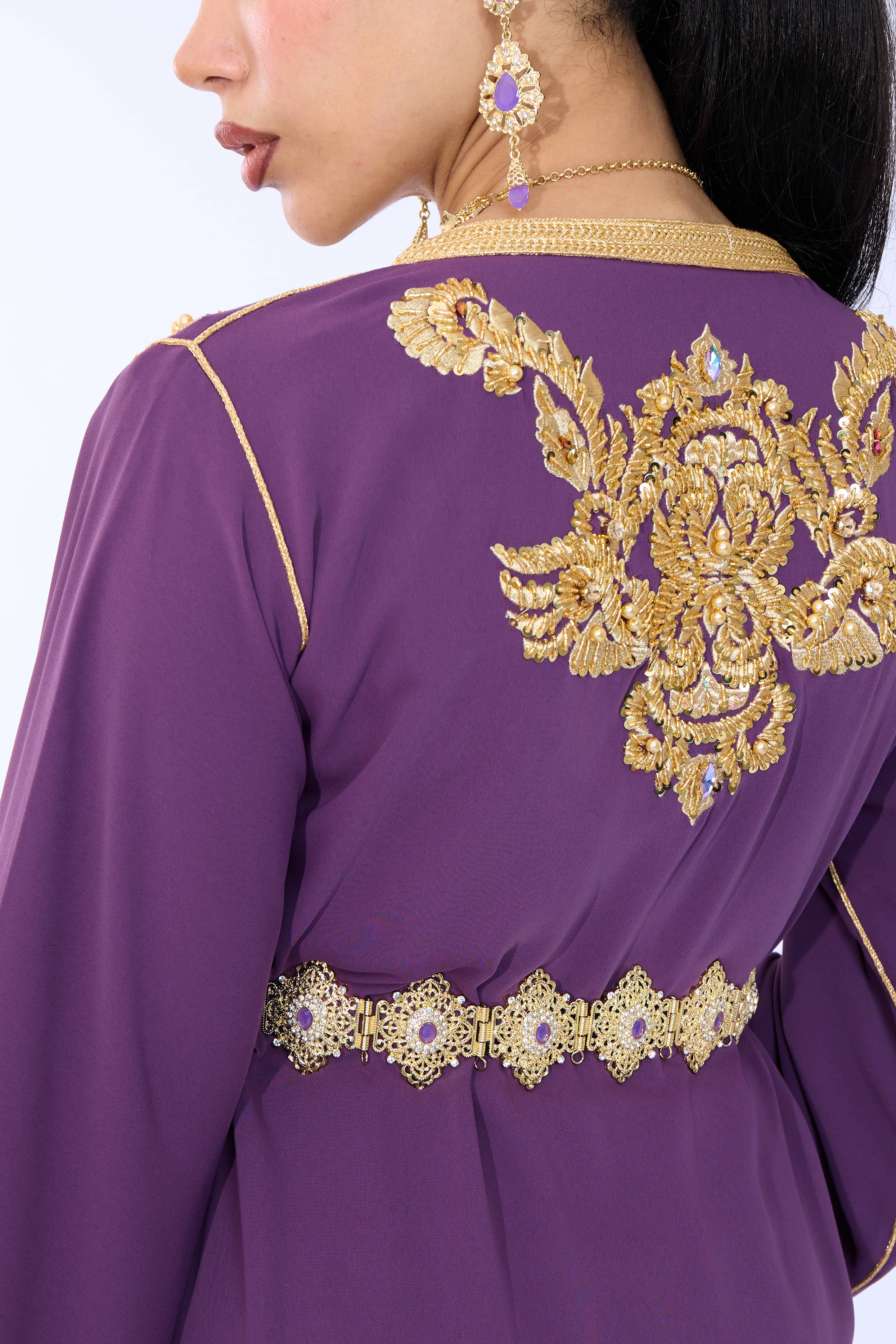 Caftan Diyana Purple - Image 6