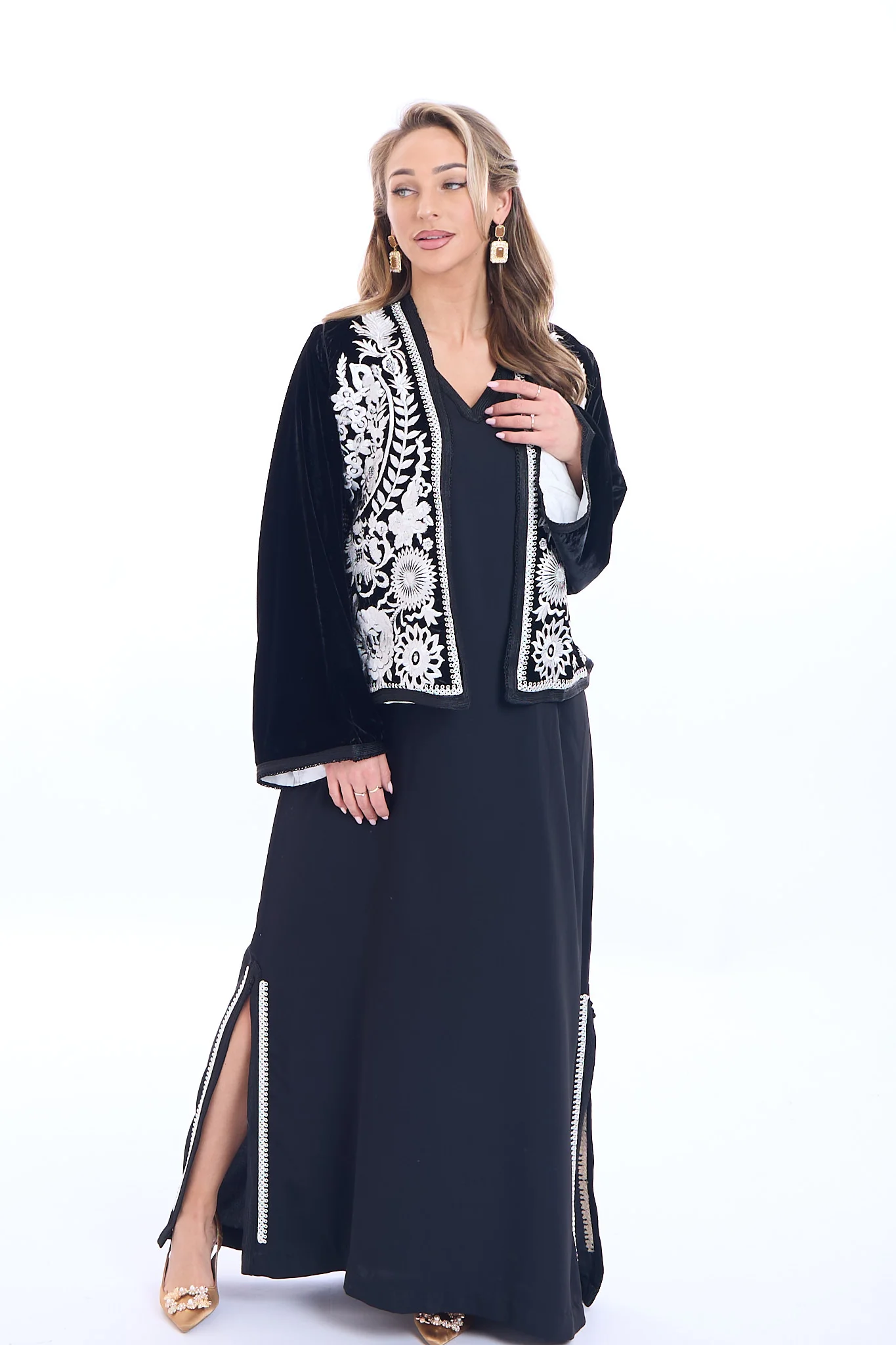 Caftan Fajr Black/white - Image 3