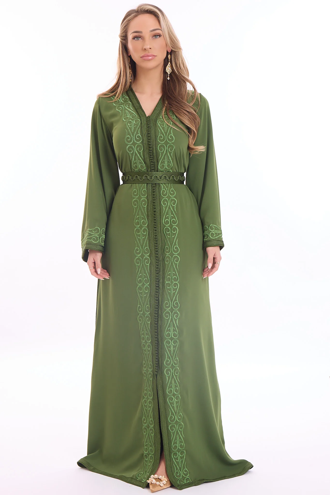 Caftan Fana Olivegreen - Image 3