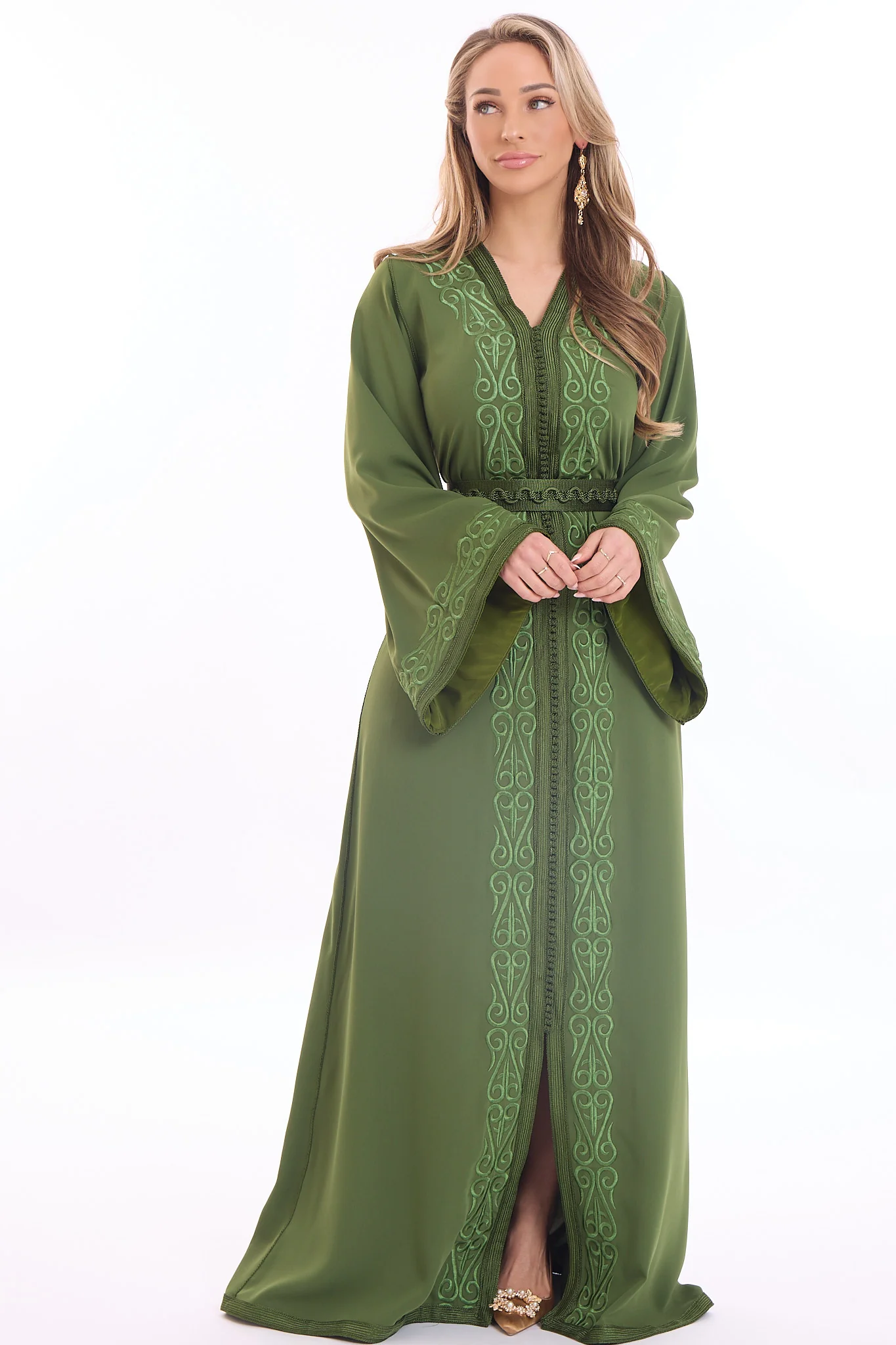 Caftan Fana Olivegreen - Image 4