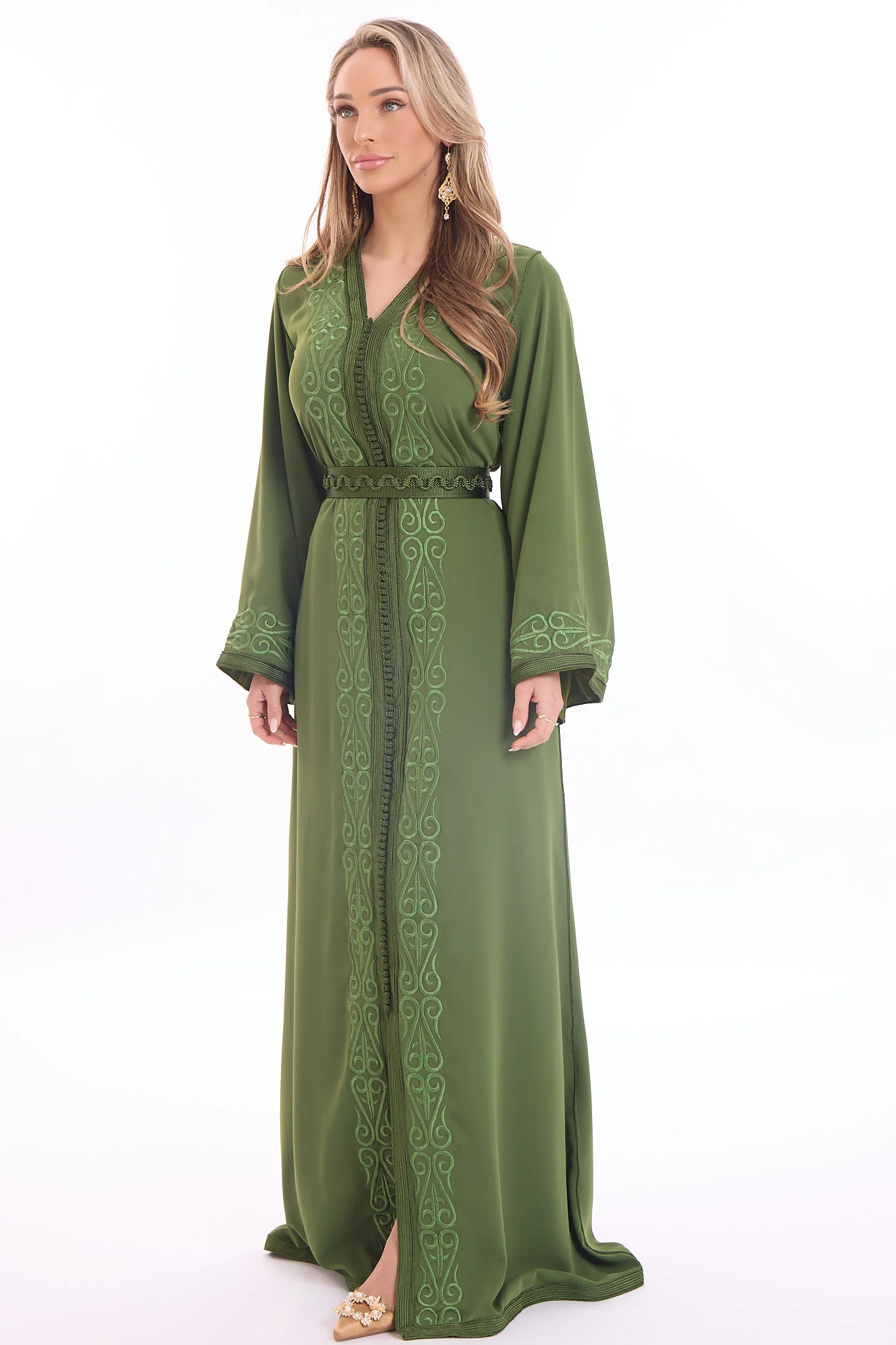 Caftan Fana Olivegreen - Image 8