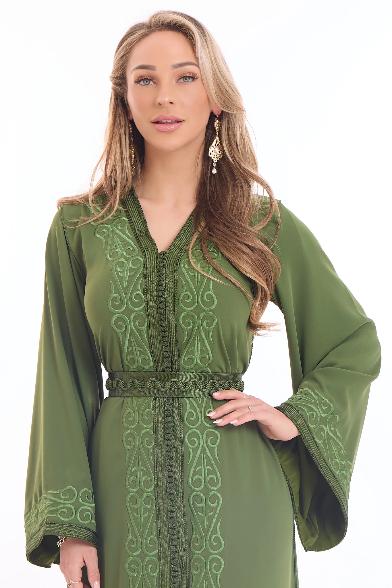 Caftan Fana Olivegreen - Image 9