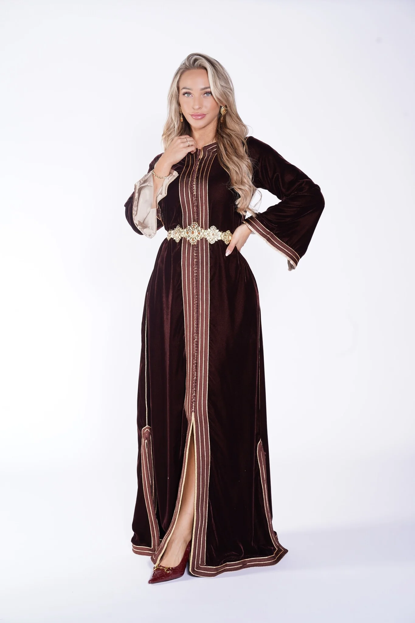 Caftan Farah Brown - Image 6