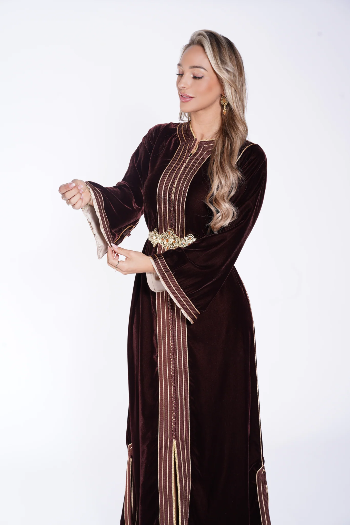 Caftan Farah Brown - Image 9