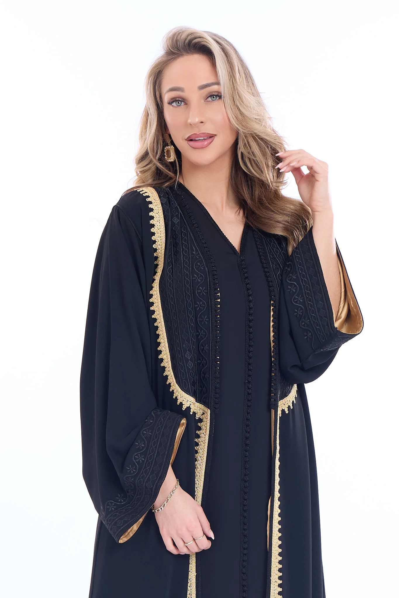 Caftan Asmahan Black - Image 3
