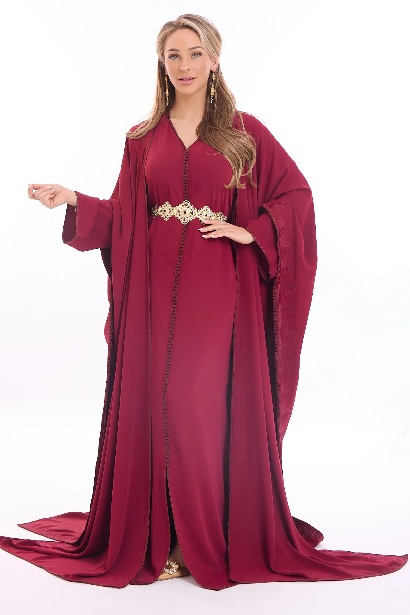 Caftan Fatin Pomegrante - Image 3