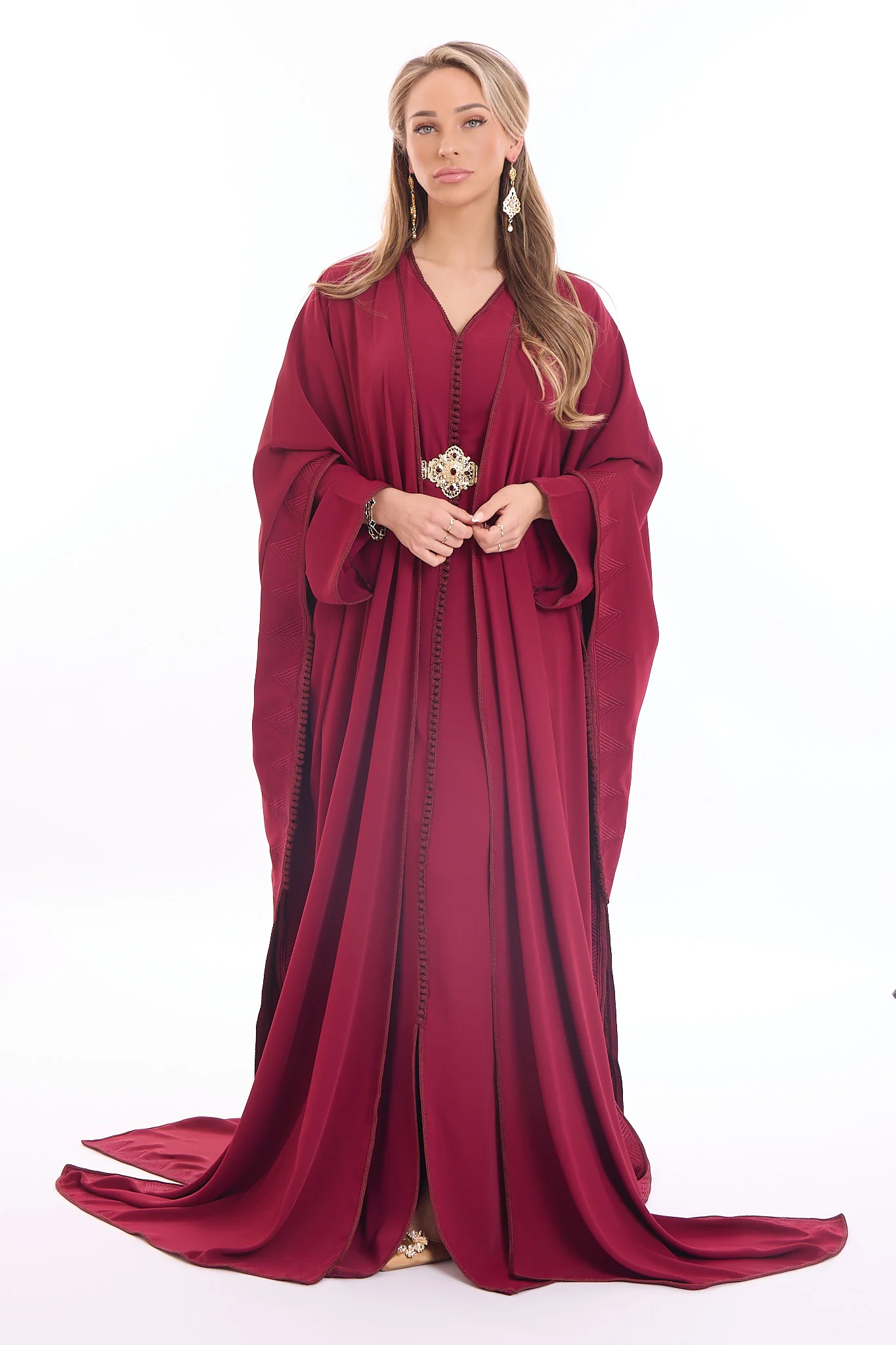 Caftan Fatin Pomegrante - Image 5