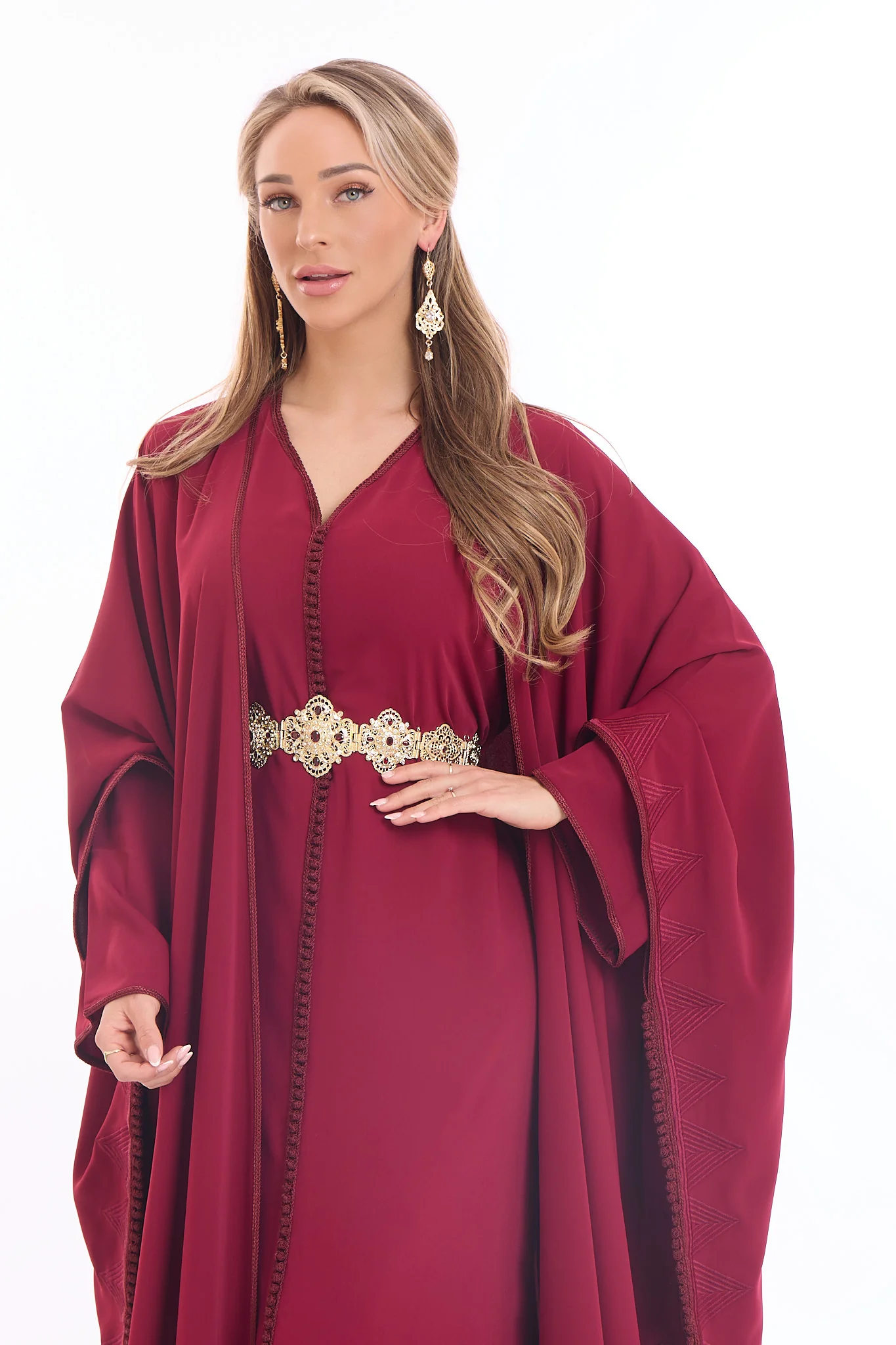 Caftan Fatin Pomegrante - Image 7