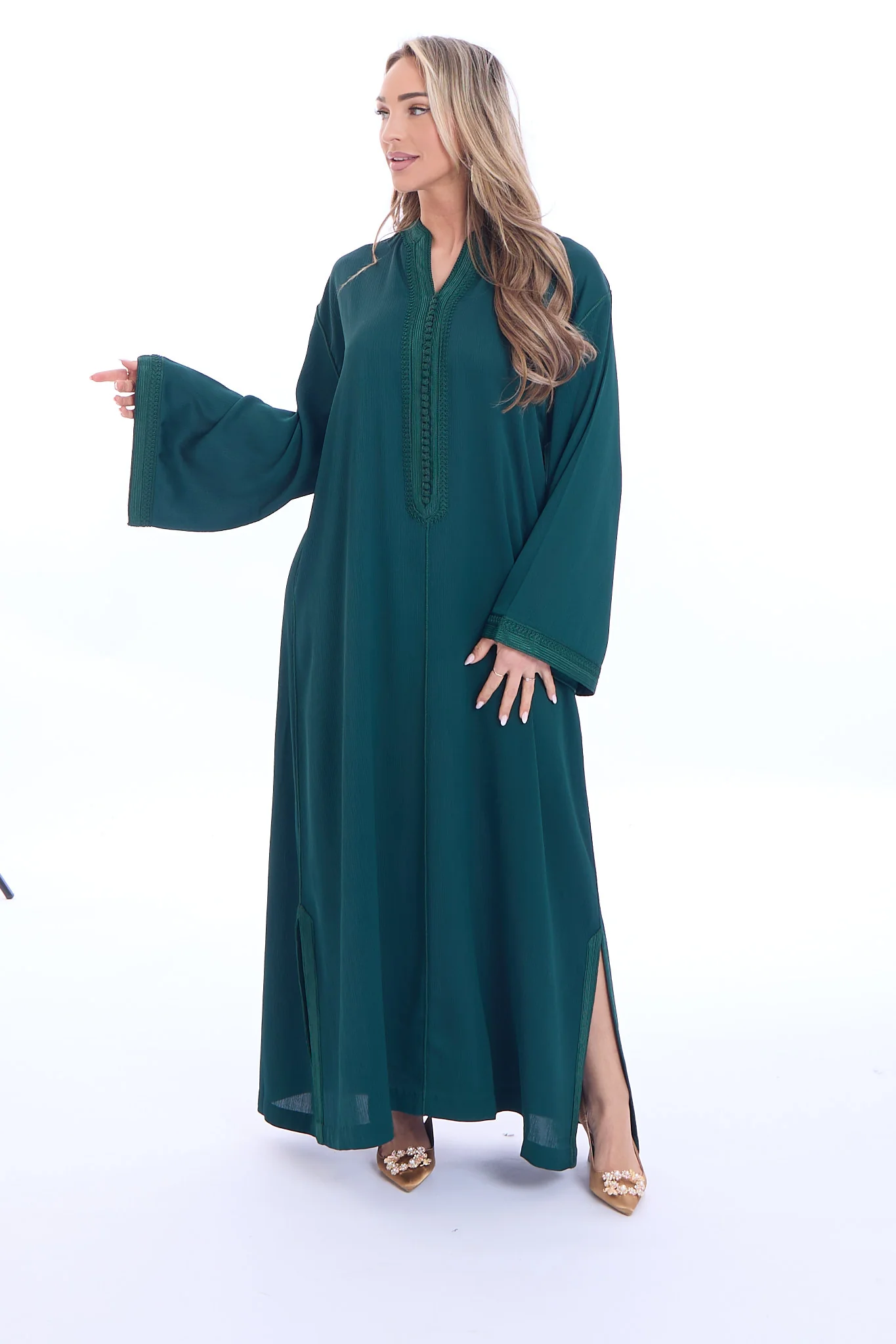 Caftan Haneen Darkgreen - Image 4
