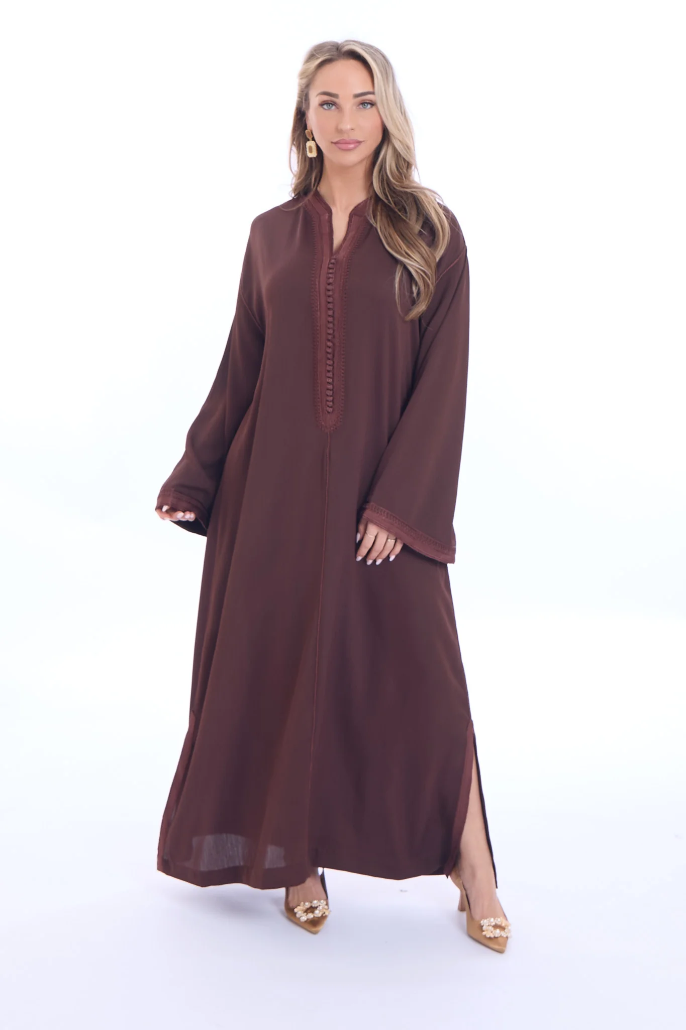 Caftan Haneen Brown - Image 3