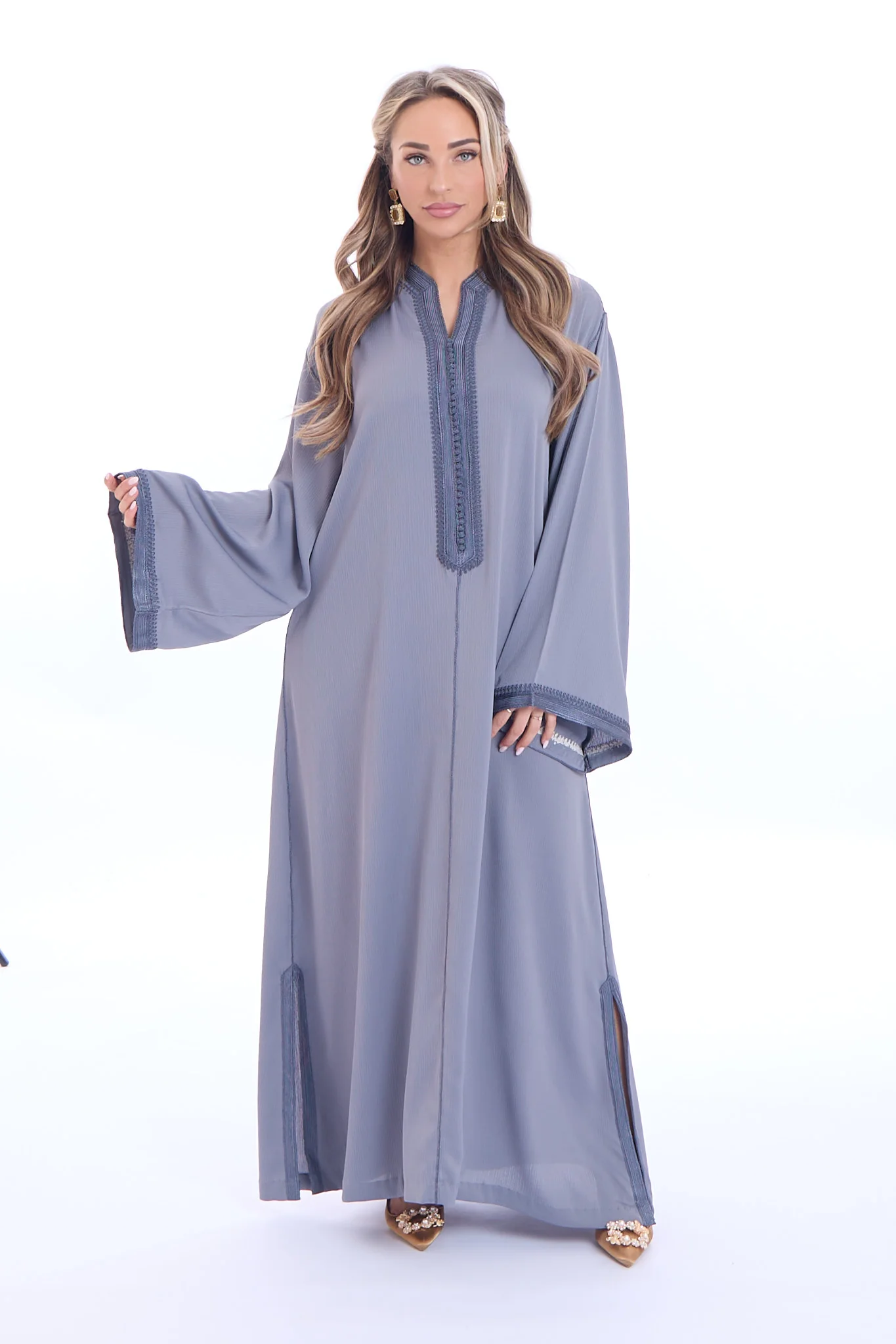Caftan Haneen Gray - Image 4
