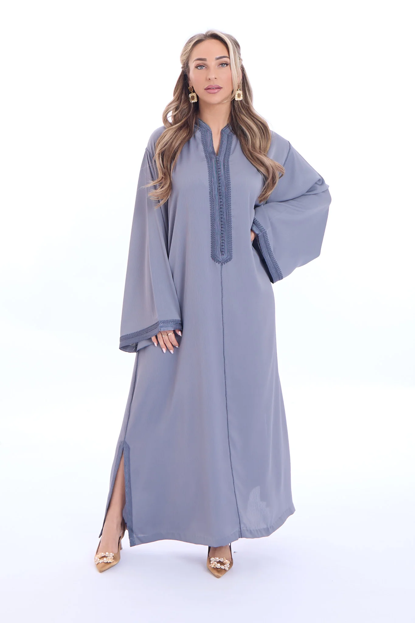 Caftan Haneen Gray - Image 5