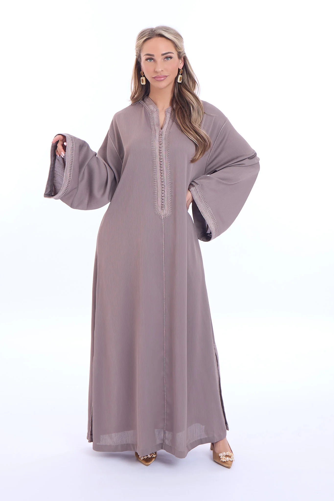 Caftan Haneen Latte - Image 4