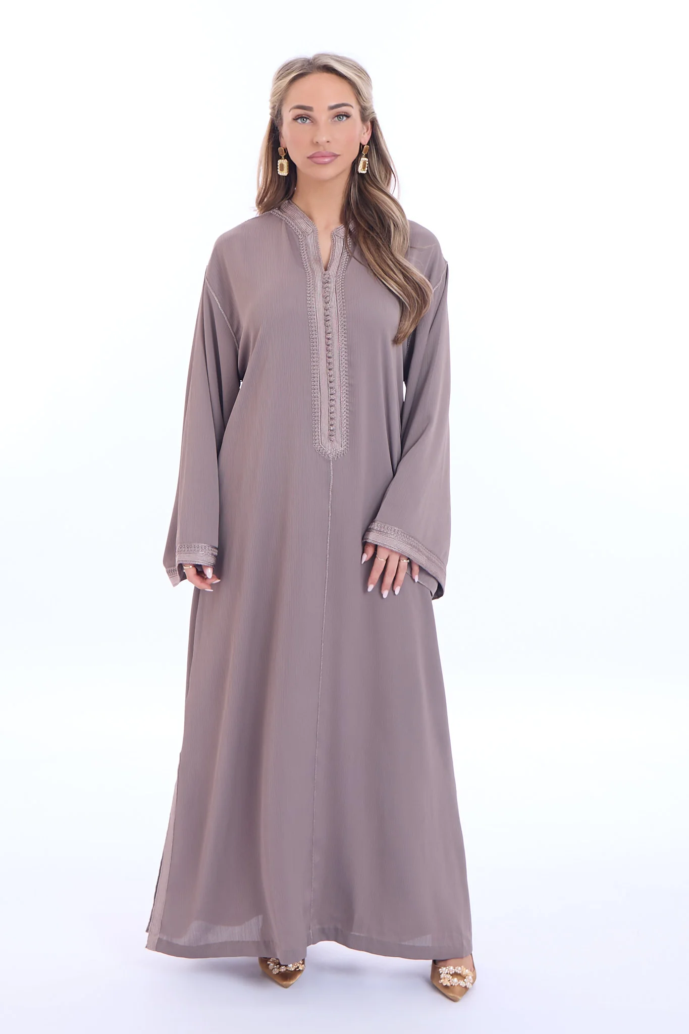 Caftan Haneen Latte - Image 7
