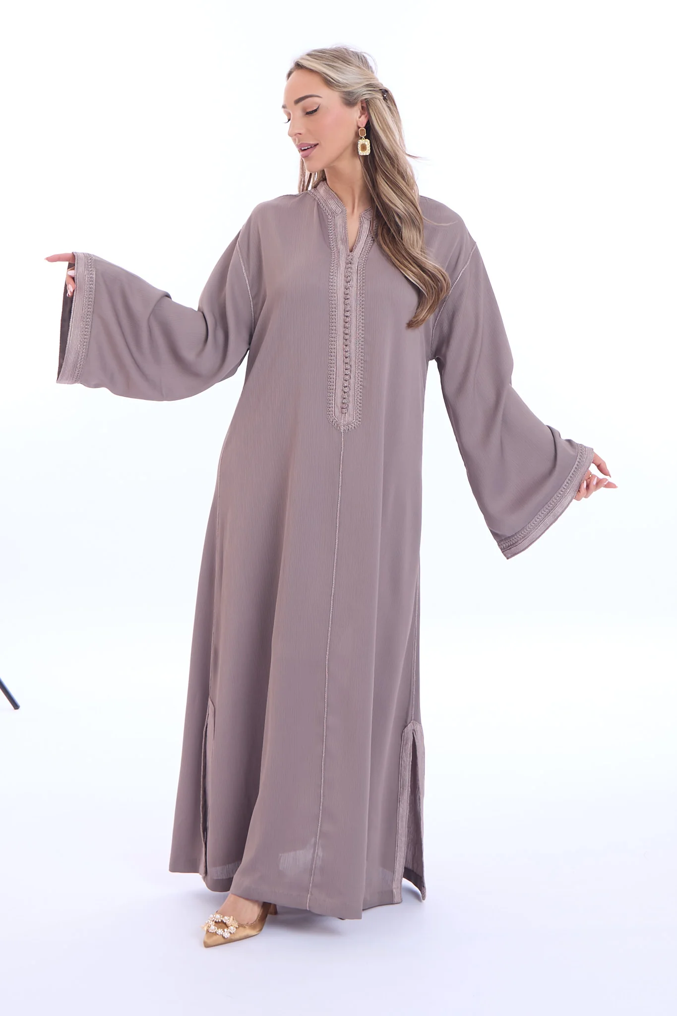 Caftan Haneen Latte - Image 9