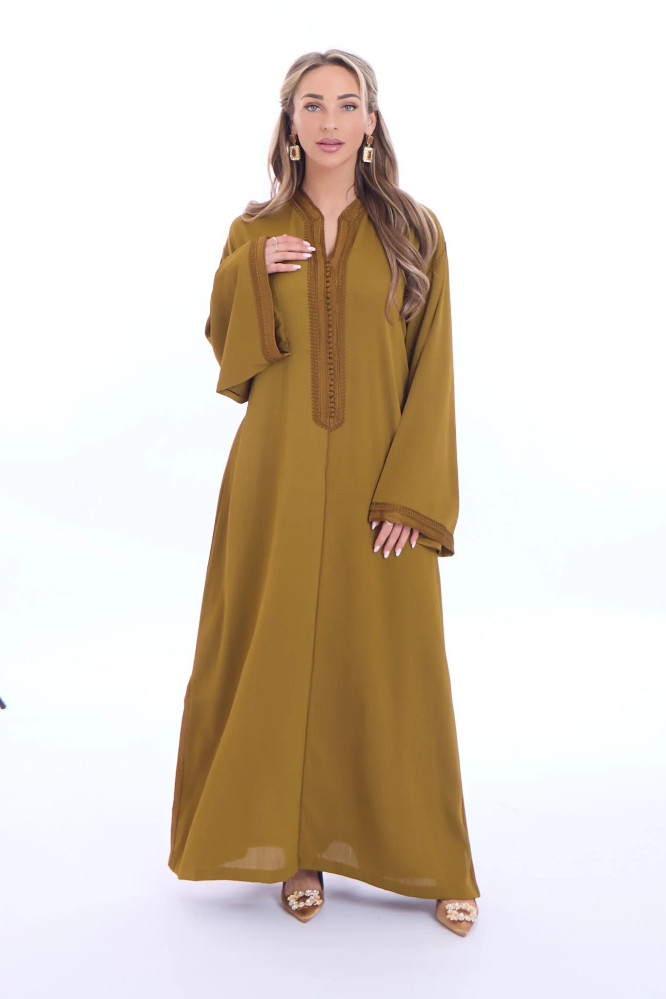 Caftan Haneen Mustard - Image 3