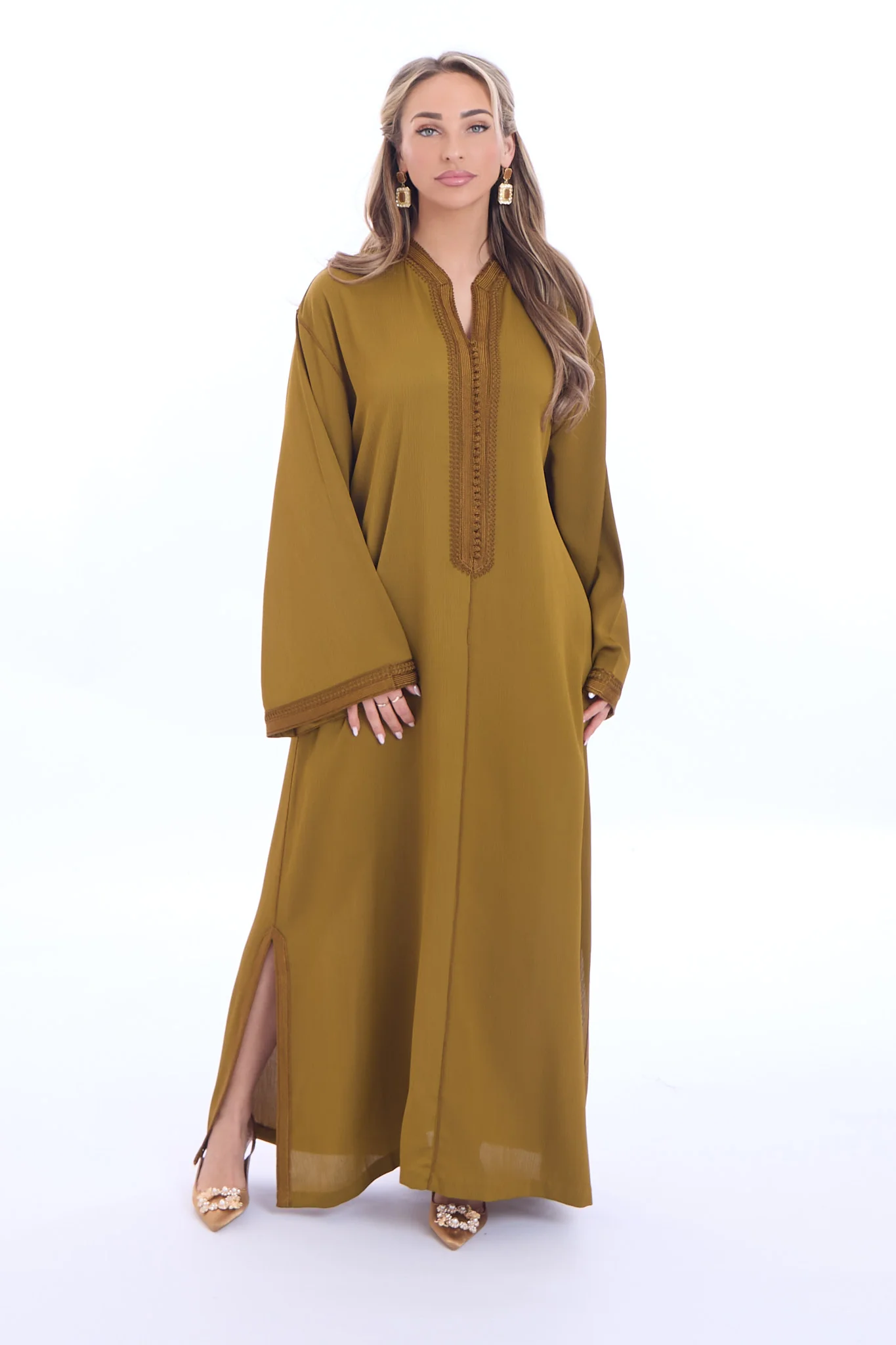 Caftan Haneen Mustard - Image 4