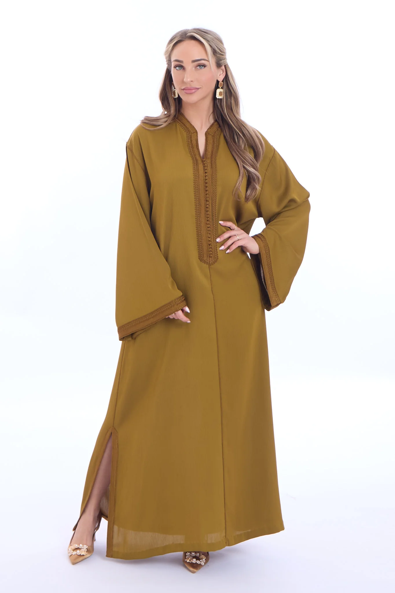 Caftan Haneen Mustard - Image 5