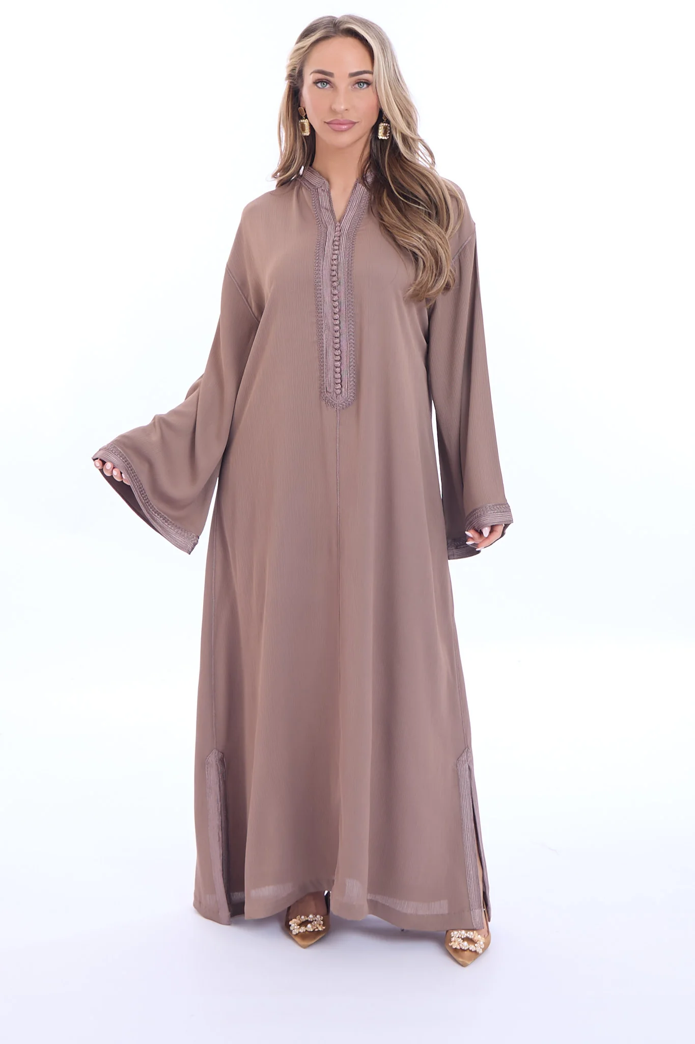 Caftan Haneen Nude - Image 3